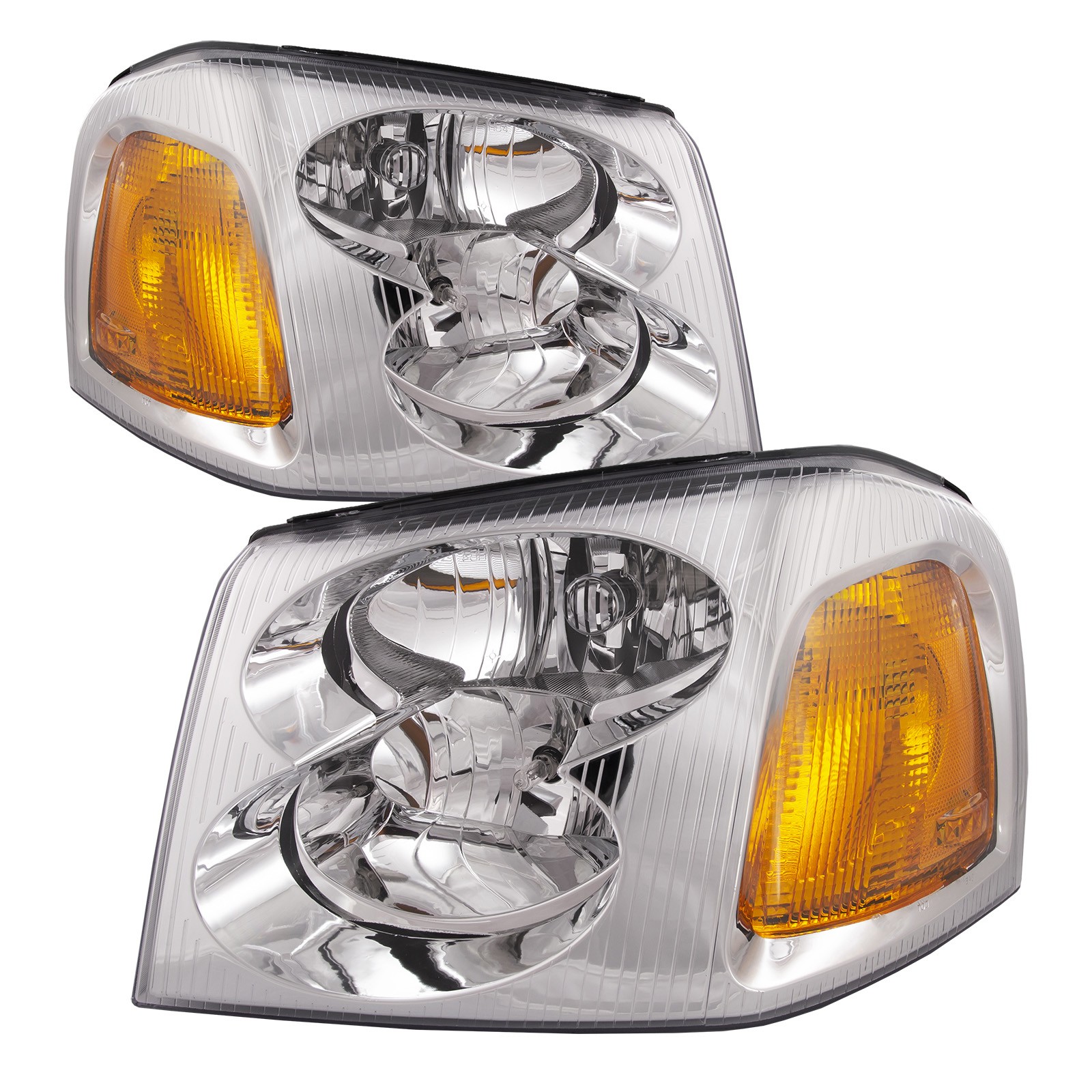 Headlight Pair For Winnebago Itasca Suncruiser 2006-2009 Left Right Headlamp Set