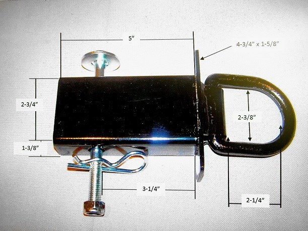 8-Heavy Duty Removable D-Ring Stake Pocket 12,000 Lbs.Trailer/Flat Bed PK-SPTD8