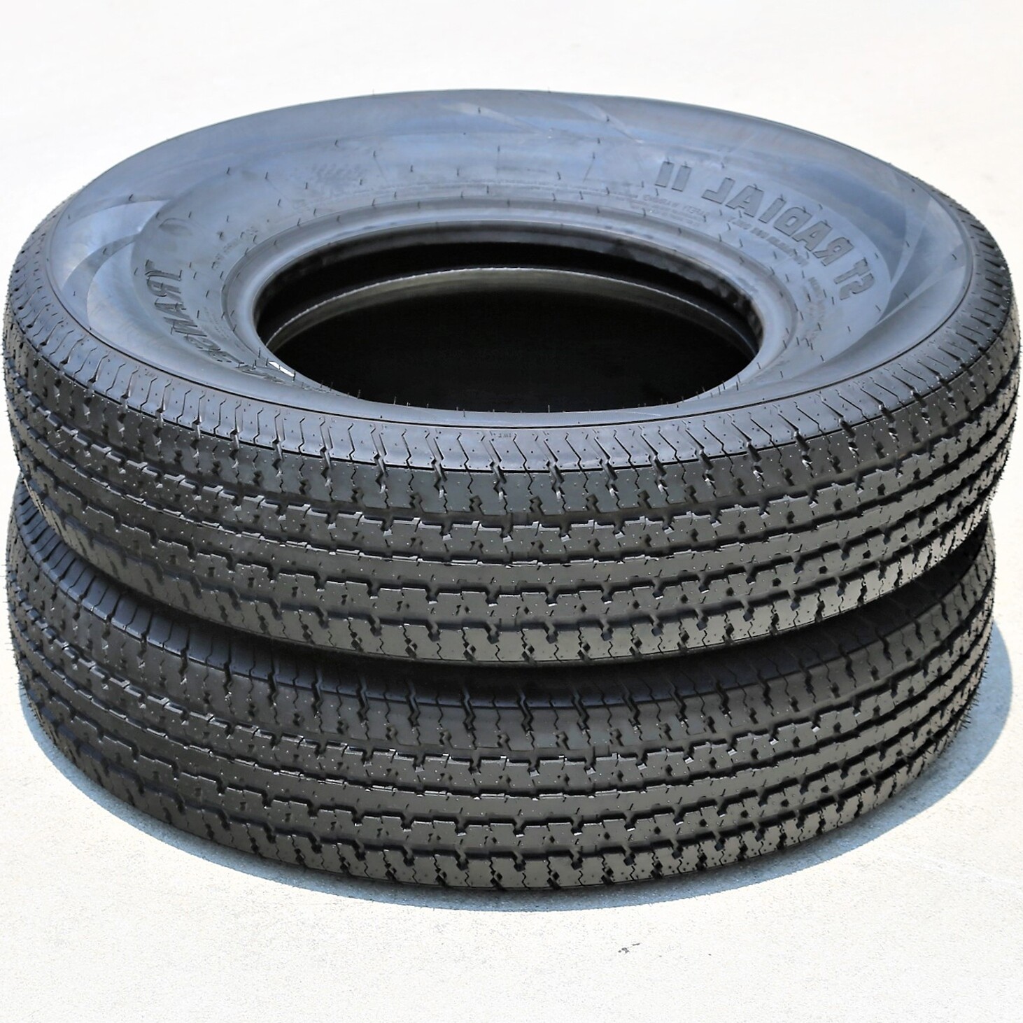 2 Tires 205/75R15 Transeagle ST Radial II Steel Belted Trailer Load E 10 Ply