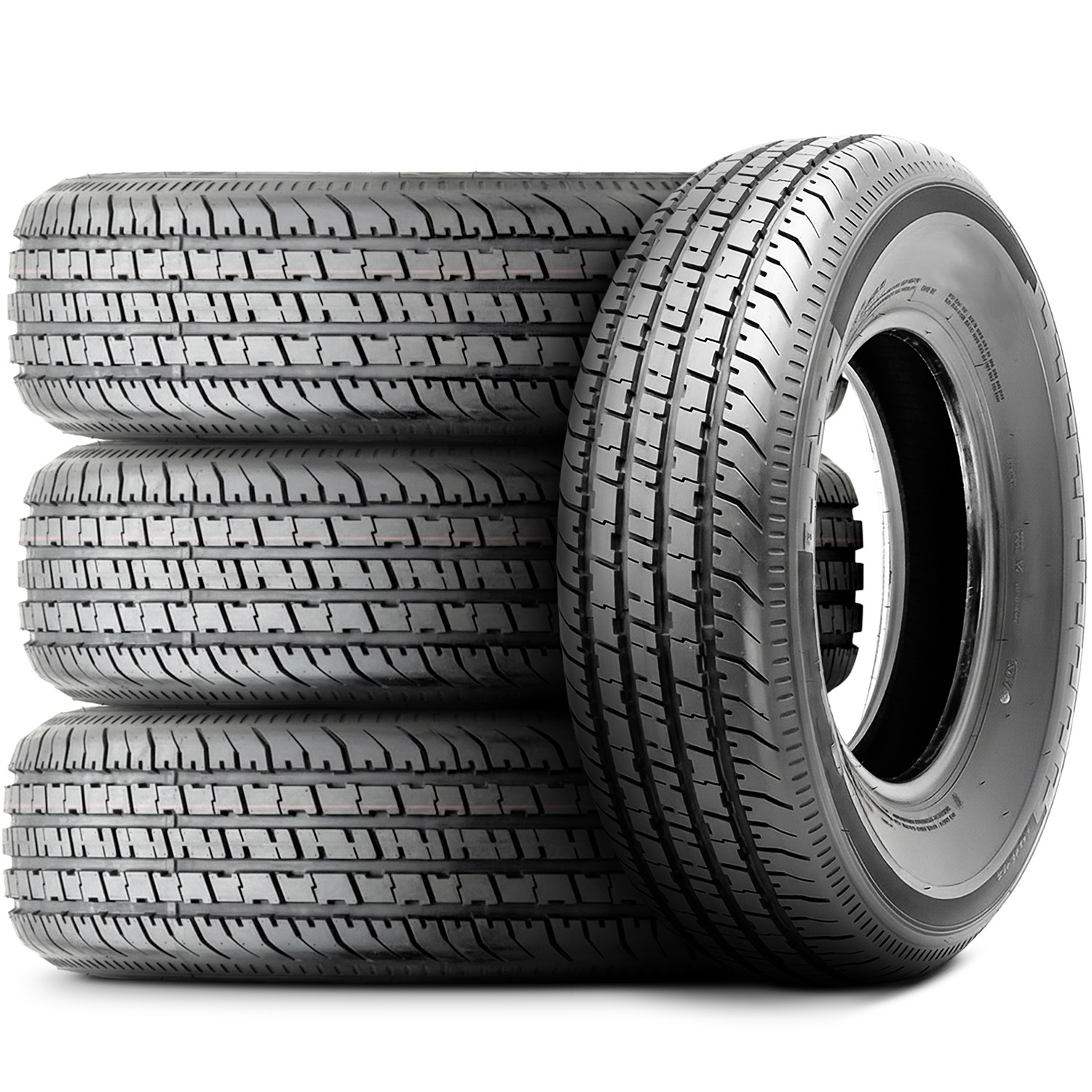 2 Tires Zenna ST Radial All Steel ST 235/80R16 Load G 14 Ply Trailer