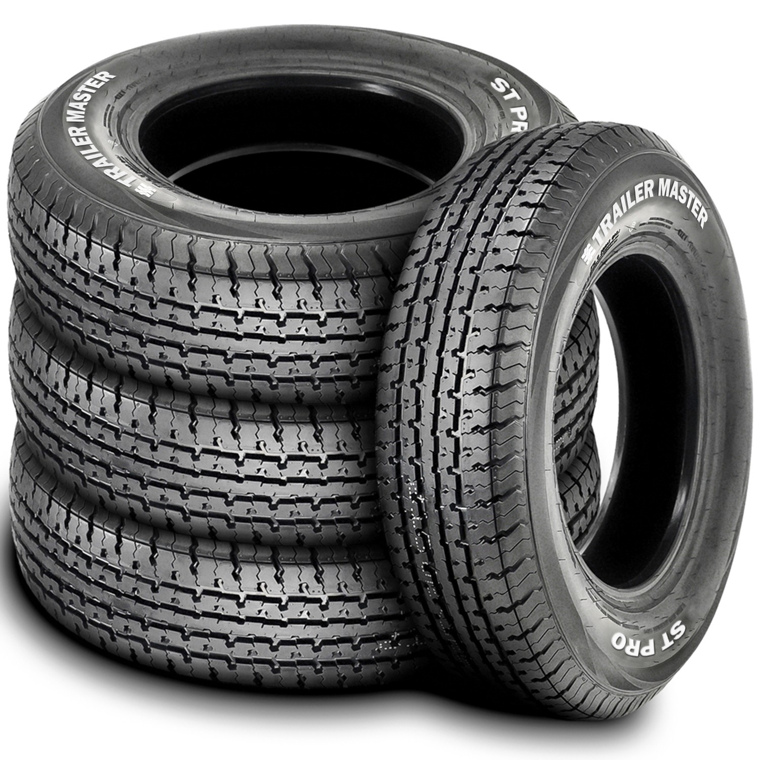 4 Tires Trailer Master ST PRO Steel Belted 235/80R16 Load F 12 Ply (RWL) Trailer