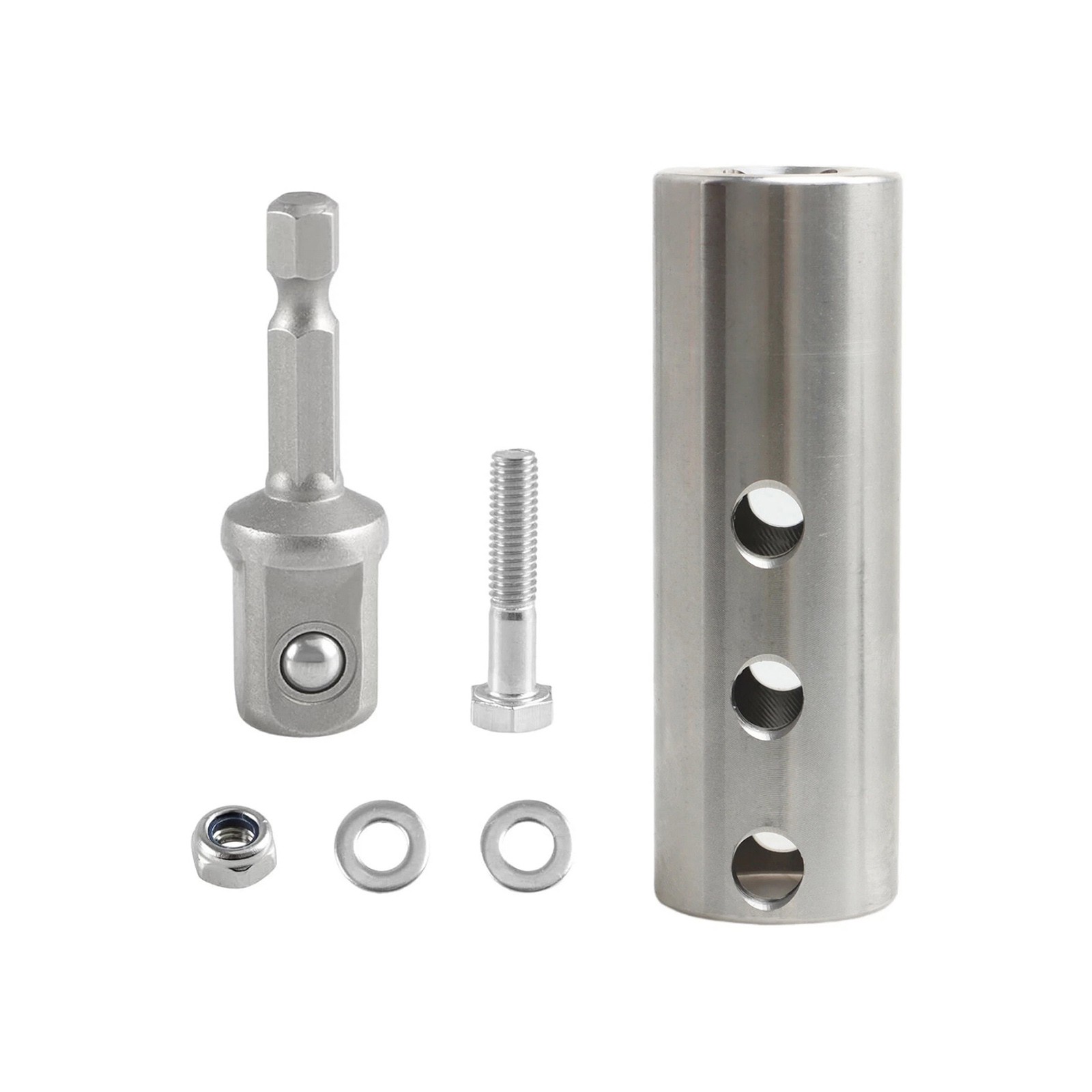 1PCS New Trailer Jack Electric Drill Adapter with 1/2 Inch Socket Adapter Kit
