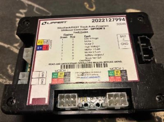 SlimRack/FAST Track Auto Program Slideout Controler Option 3 2022127994
