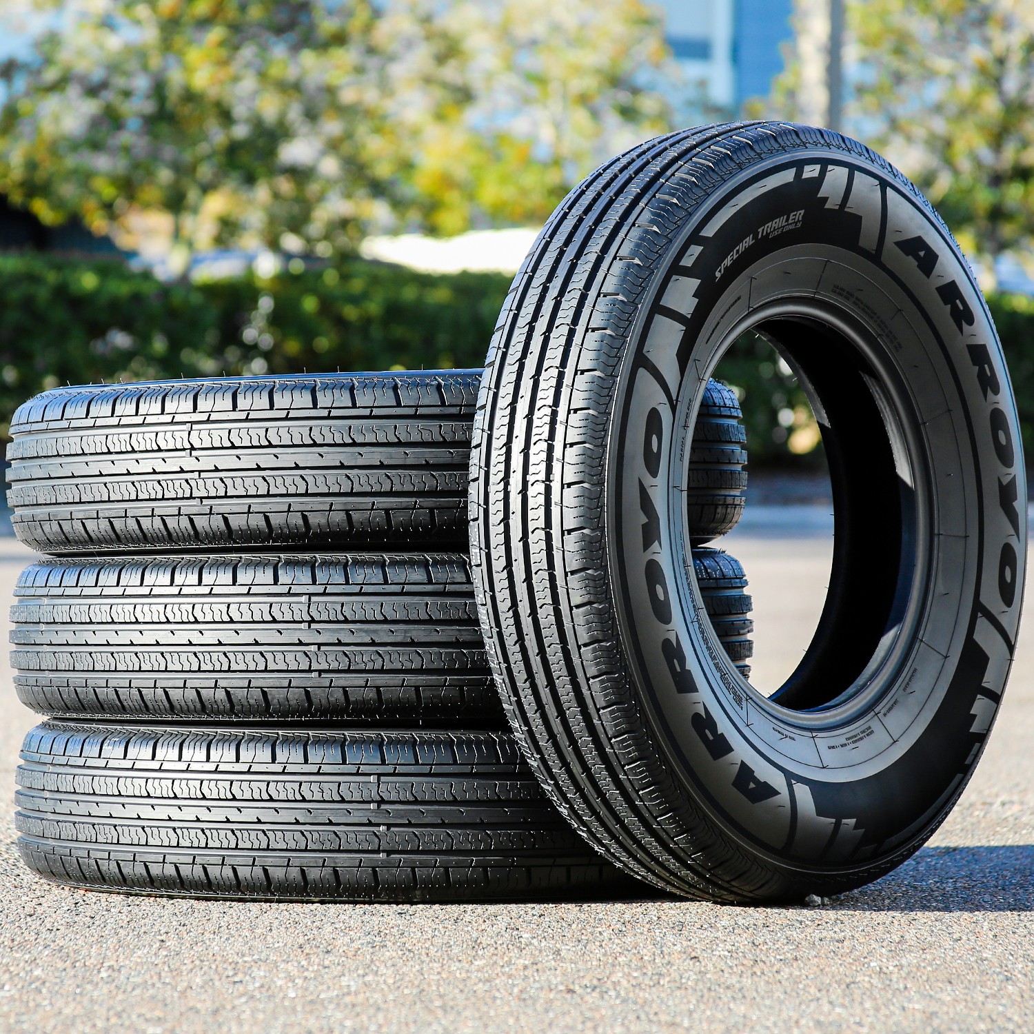 4 Tires Arroyo Special Trailer Semi-Steel ST 175/80R13 Load D 8 Ply Trailer