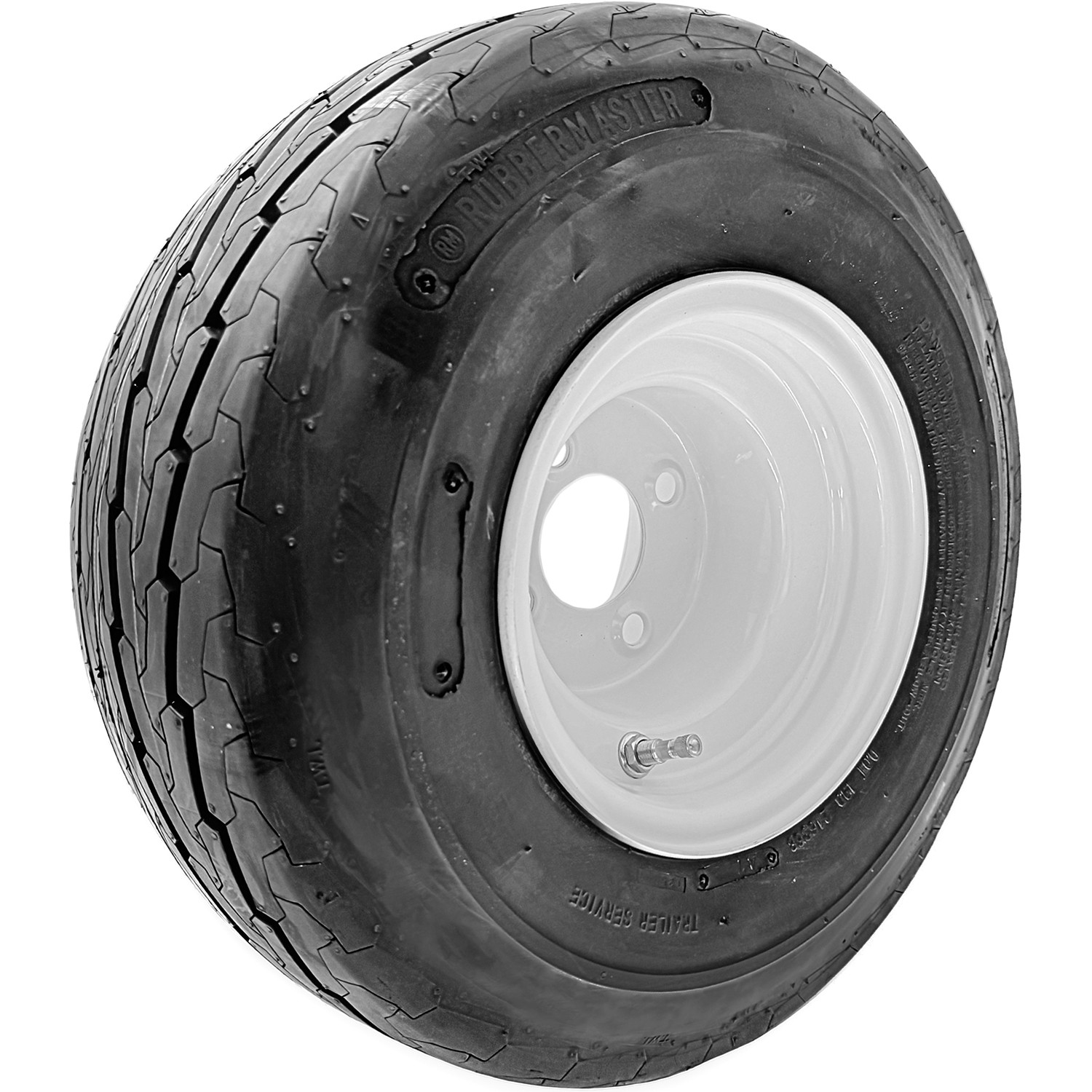 2 Assemblies RubberMaster S368 ST 20.5X8.00-10 20.5X8-10 D 8 Ply 4 on 4 Stamped