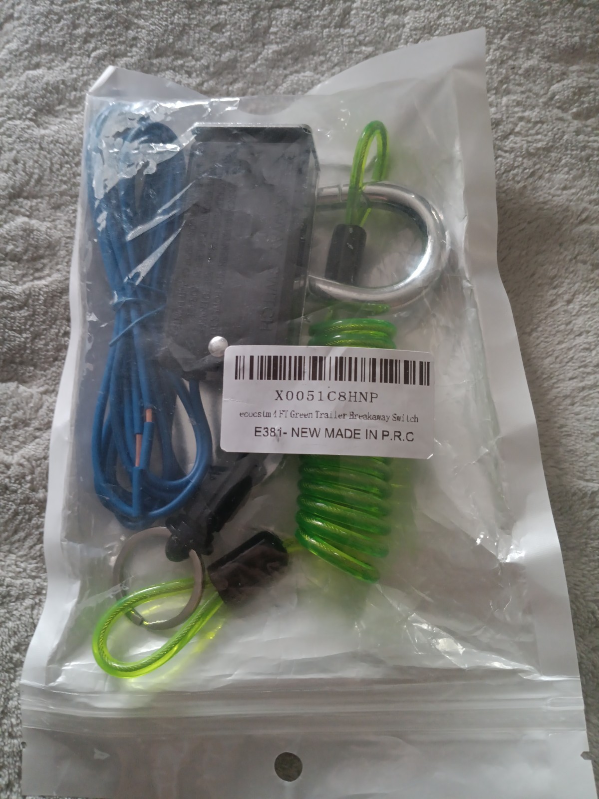 4 Feet Trailer Breakaway Switch Trailer Break Control kit Electric Brake Switch