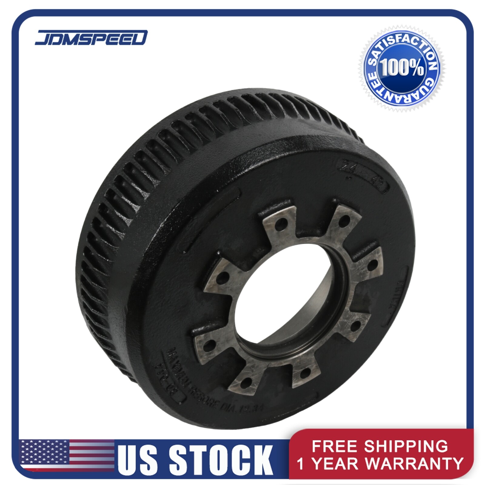Brake Drum 10,000 GD Trailer Axle 12.25×3.375 Fits Dexter 9-44 & LCI Lippert