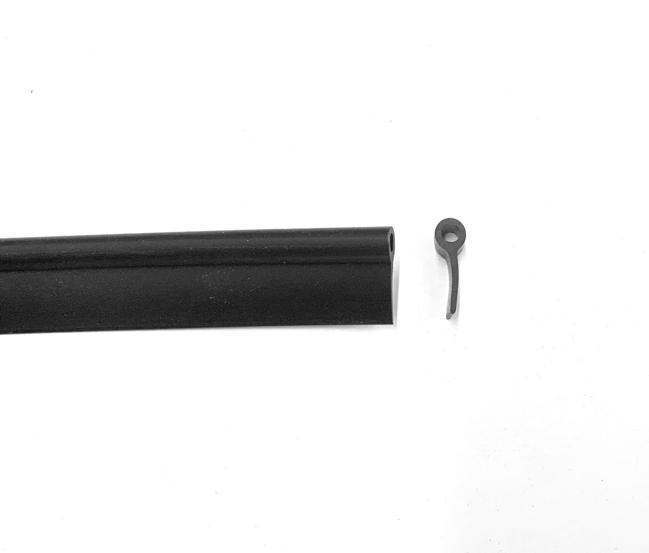 70 ft Black 1/4″ Hollow Bead Welt Vinyl Trailer RV Cabinet Wall Corner Trim 0.25