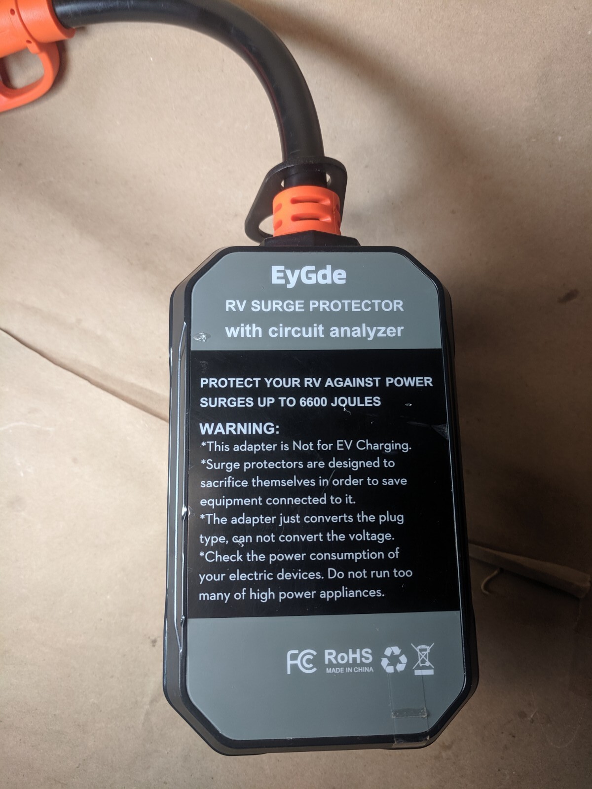 EyGde RV Surge Protector 50 Amp Waterproof Upgraded 50 Amp Surge Protectors f…