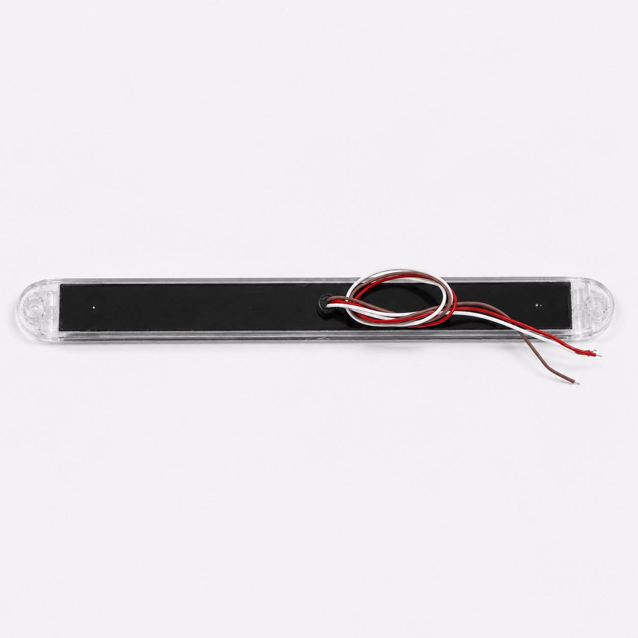2 -LED 15″ Slim Trailer Stop Turn Tail Brake Red Light-Clear Lens, Truck