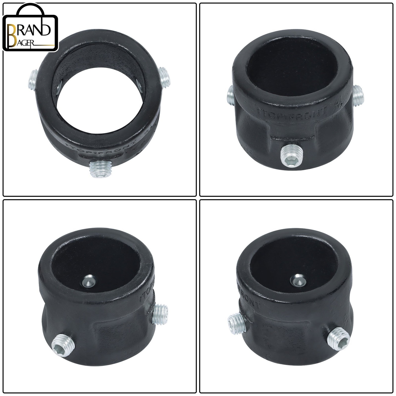 Fifth (5th) Wheel to Gooseneck Adapter w/ 7-1/2″ Offset C5G 12″-16″ Adjustable