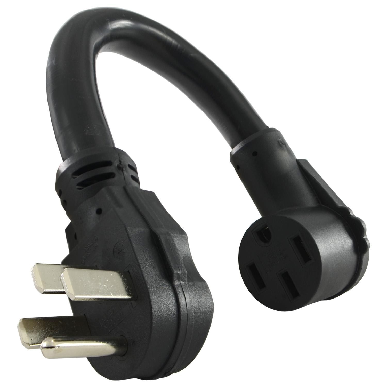 Conntek 14316 50 Amp to 50 Amp RV/Generator Adapter Cord – 1.5ft