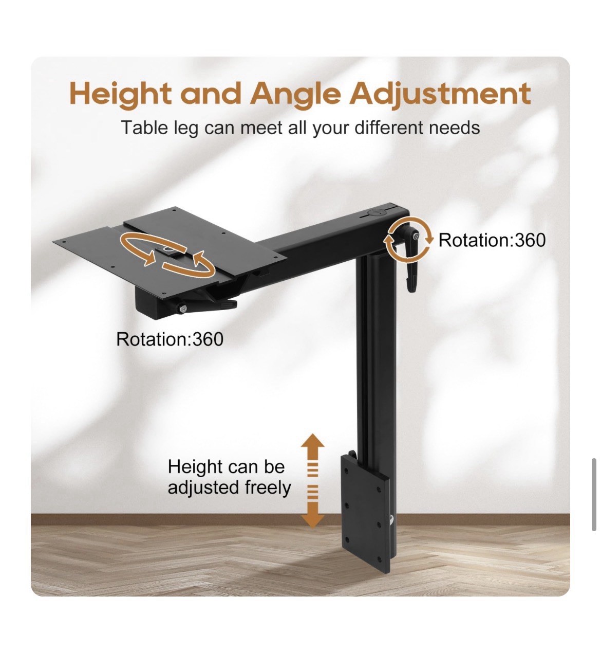 Upgrade Removable RV Table Leg Accessories, 360 Degree Aluminum Alloy RV…