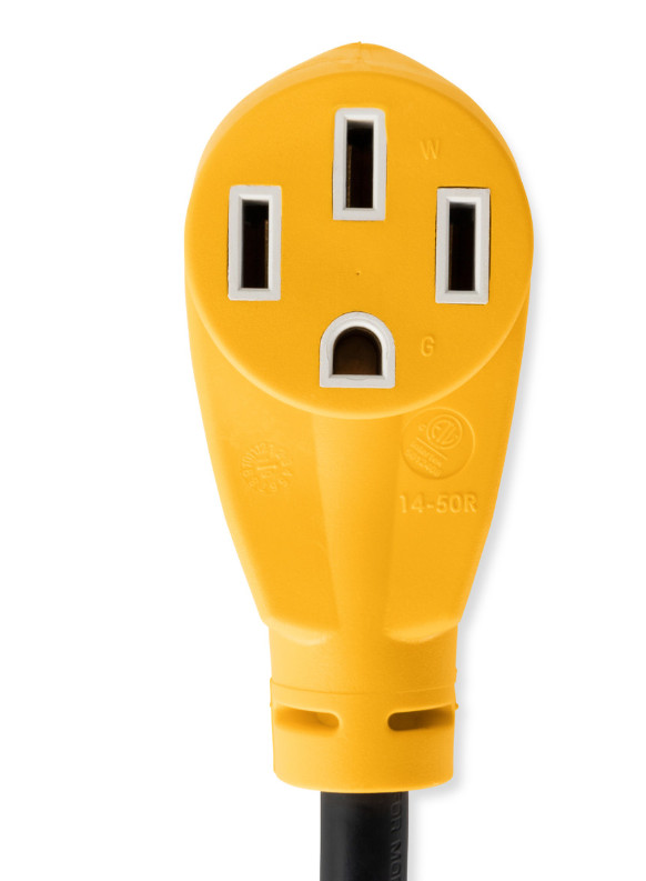 Camco Power Grip 12″ 15AM/50AF Dogbone Adapter 125V/1875W cETL 55170