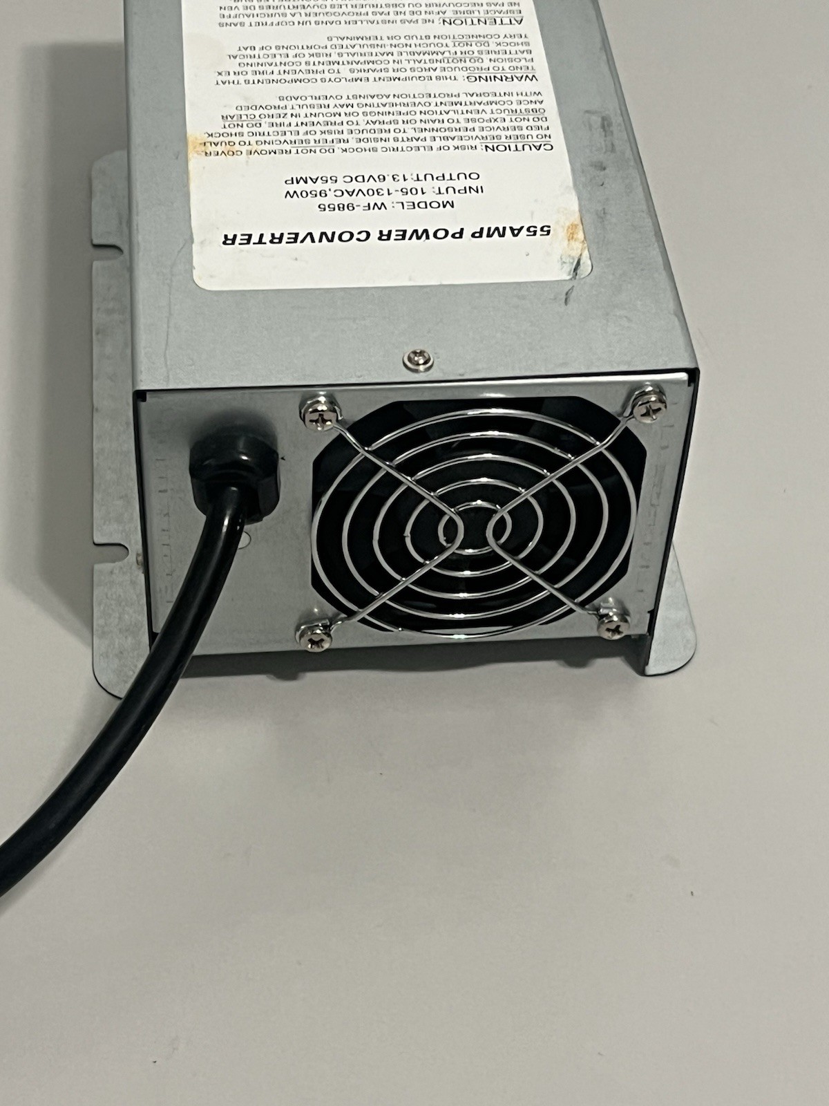 WFCO WF9855 WF-9800 Series Deck-Mount Converter/Charger – 55 Amp