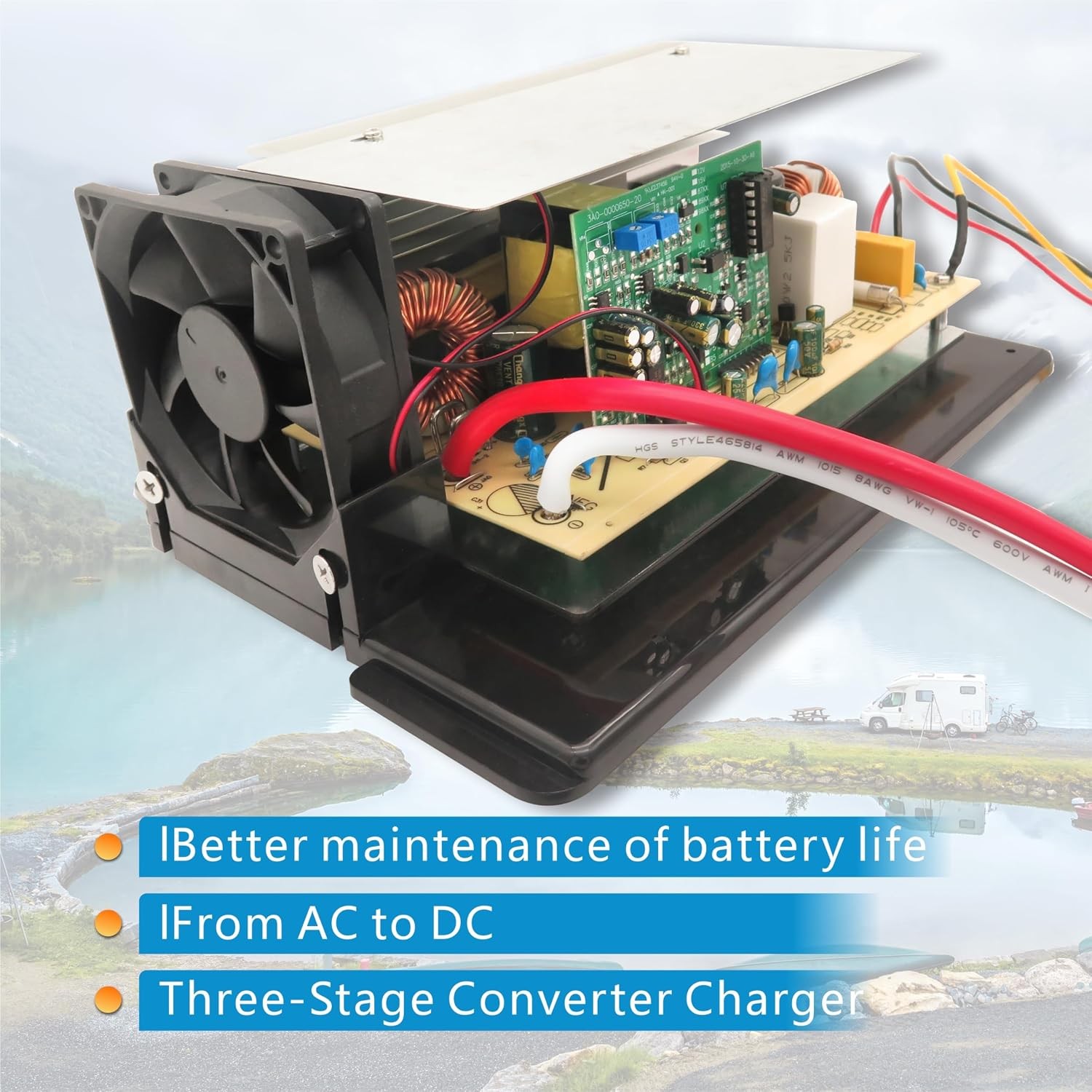 WF-8955-MBA Power Converter Board Assembly for WF-8955PEC and Parallax 7155
