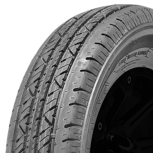 (QTY 2) ST175/80R13 Travelstar HF288 91/87N LRC Black Wall Tires