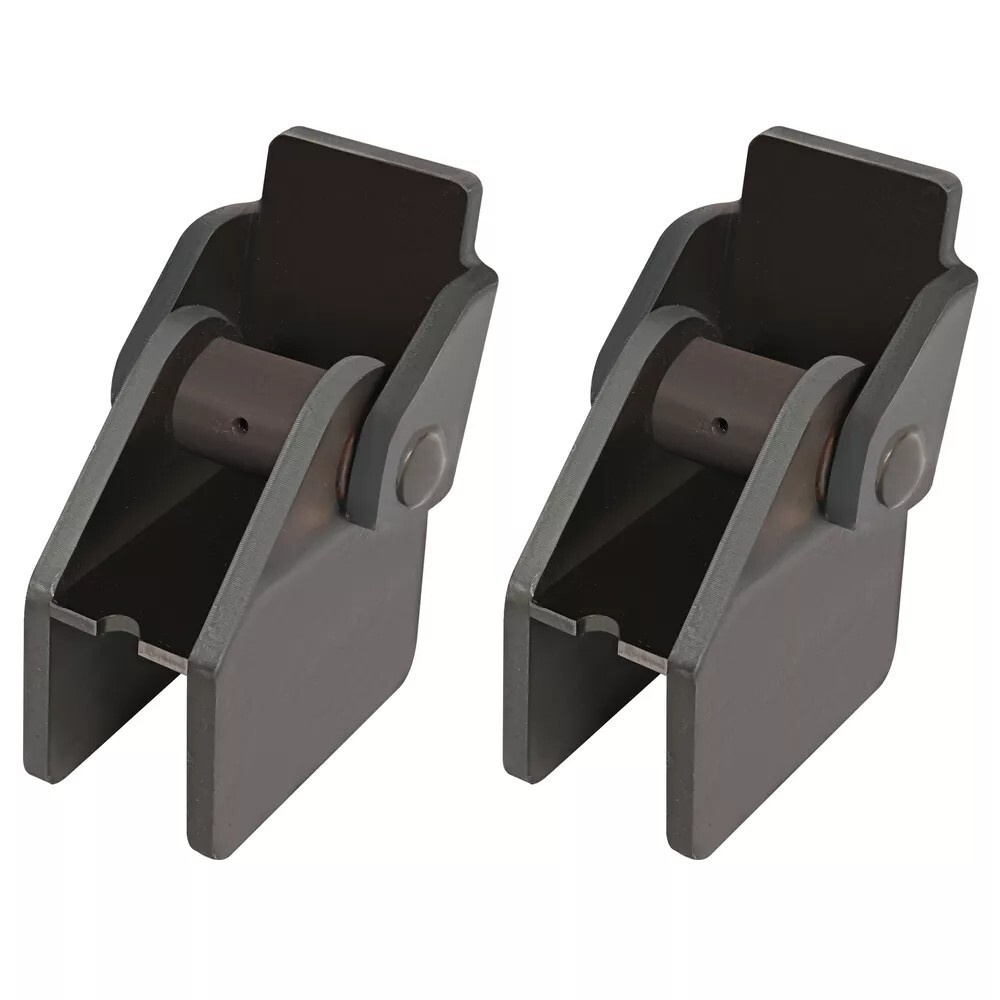 2 X Heavy Duty Steel Dump Truck Trailer Hinges Work On Any 2″ Rectangular Tube