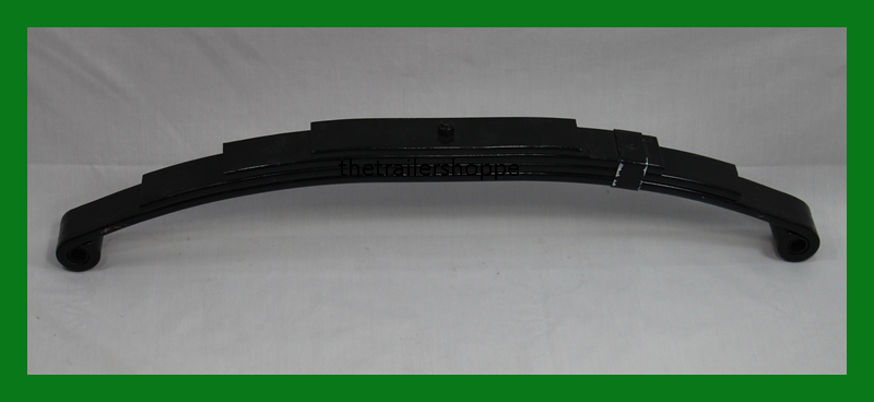 Trailer Leaf Spring for Trailer Axles Double Eye 4 Leaf 2,400 lb. Capacity