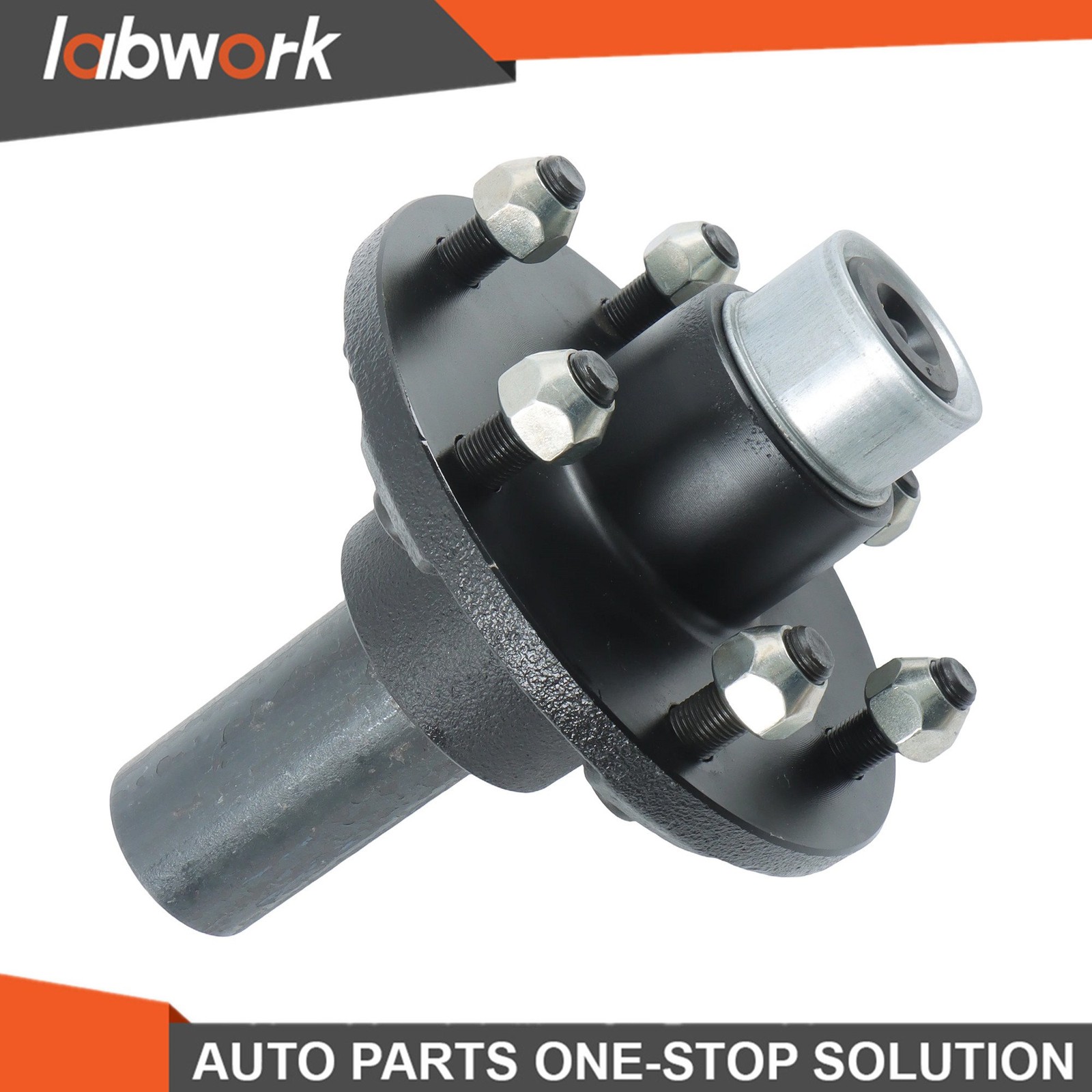 labwork Pre-Assembled 6 on 5.5′ Trailer Hub Kit & Circular #84 Spindle