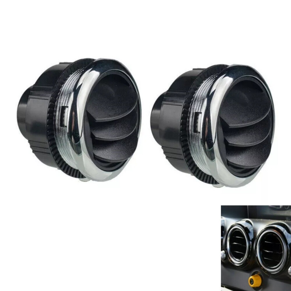 46MM Rotating Vent Air Outlet Round Ceiling for Car RV Bus A/C Air Conditioner