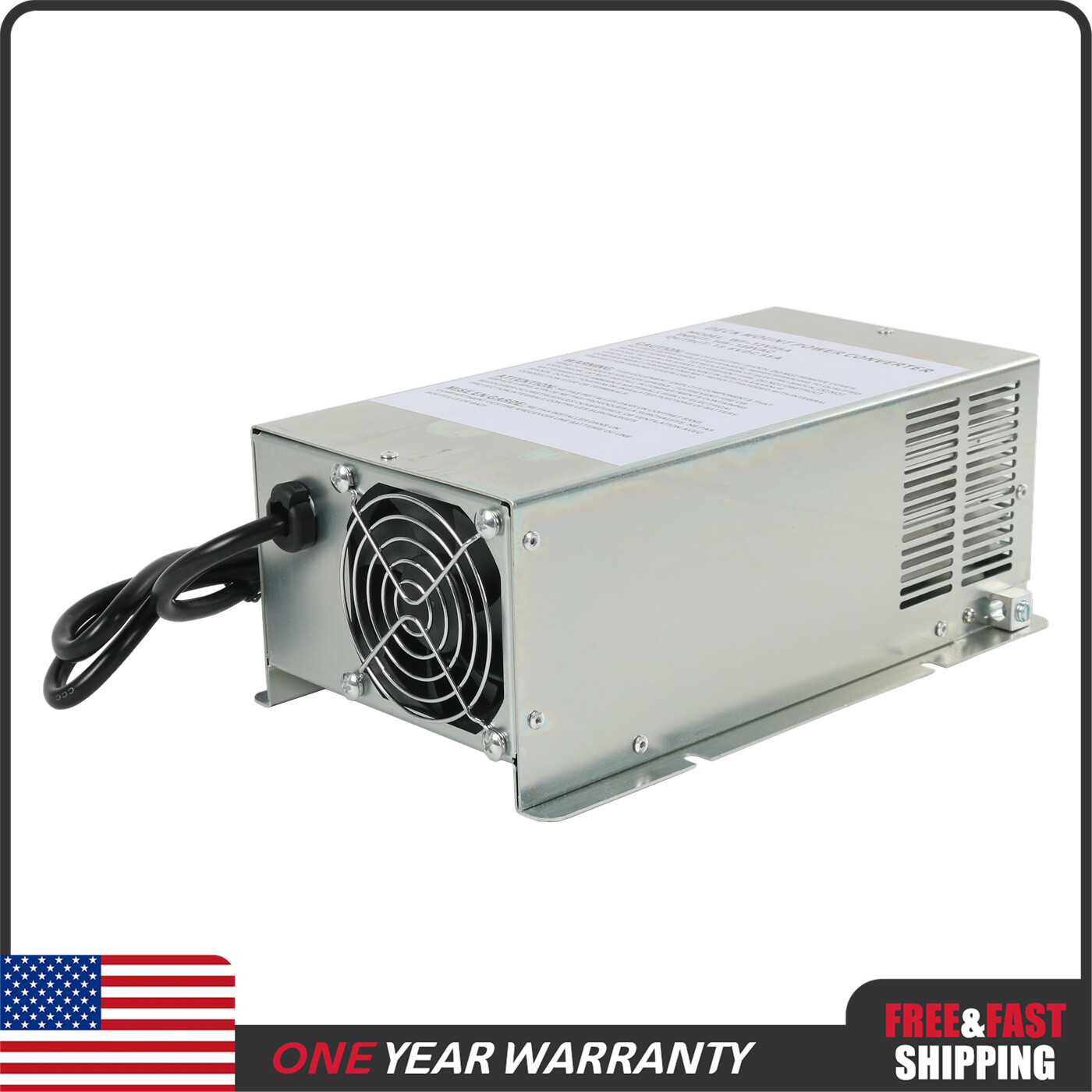 WF-9855 Converter 55 Amp Deck Power Converter 12V For Charger RV Trailer Camper