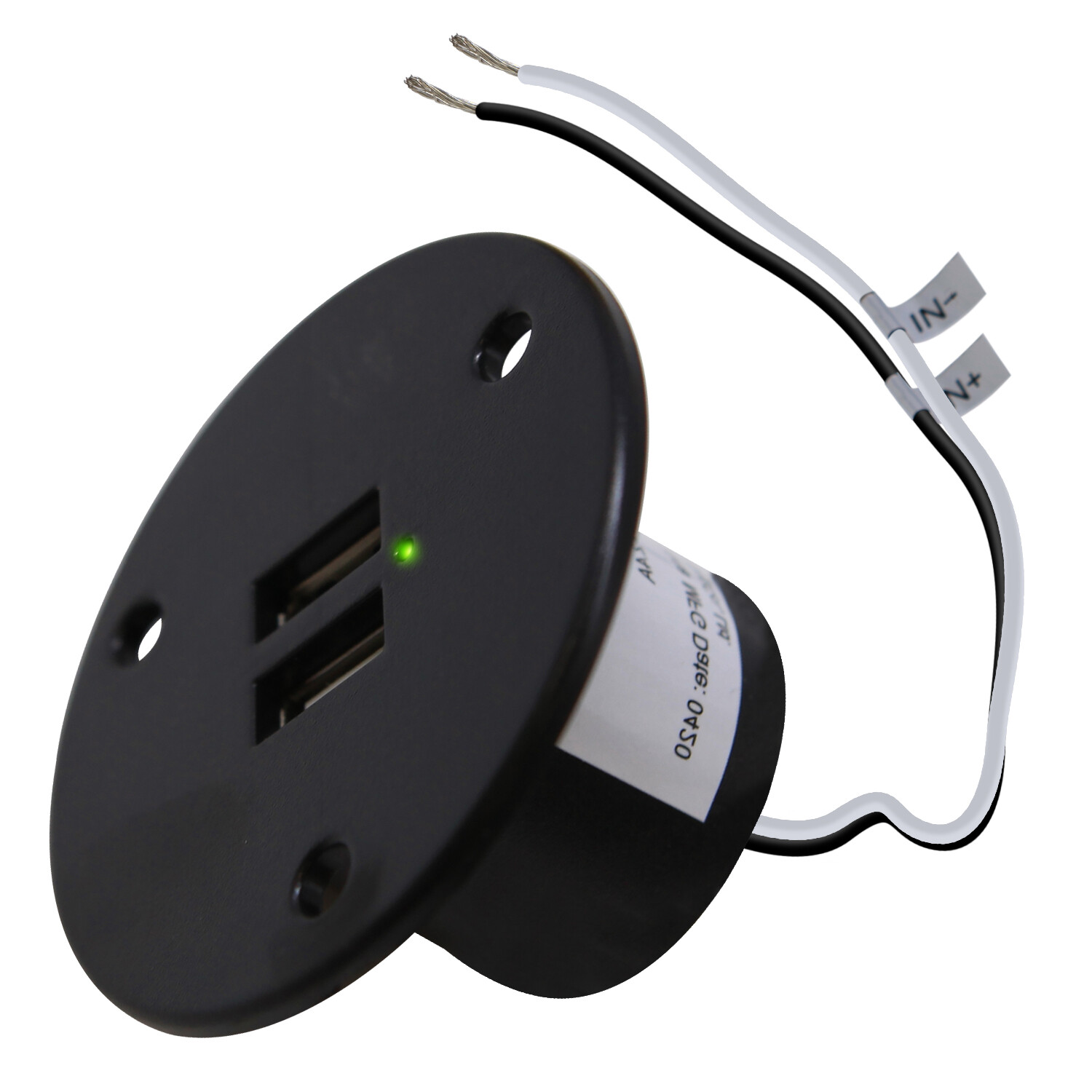 Facon 2 USB Charging Port Charger RV Electronics Socket for Trailer Boat Camper