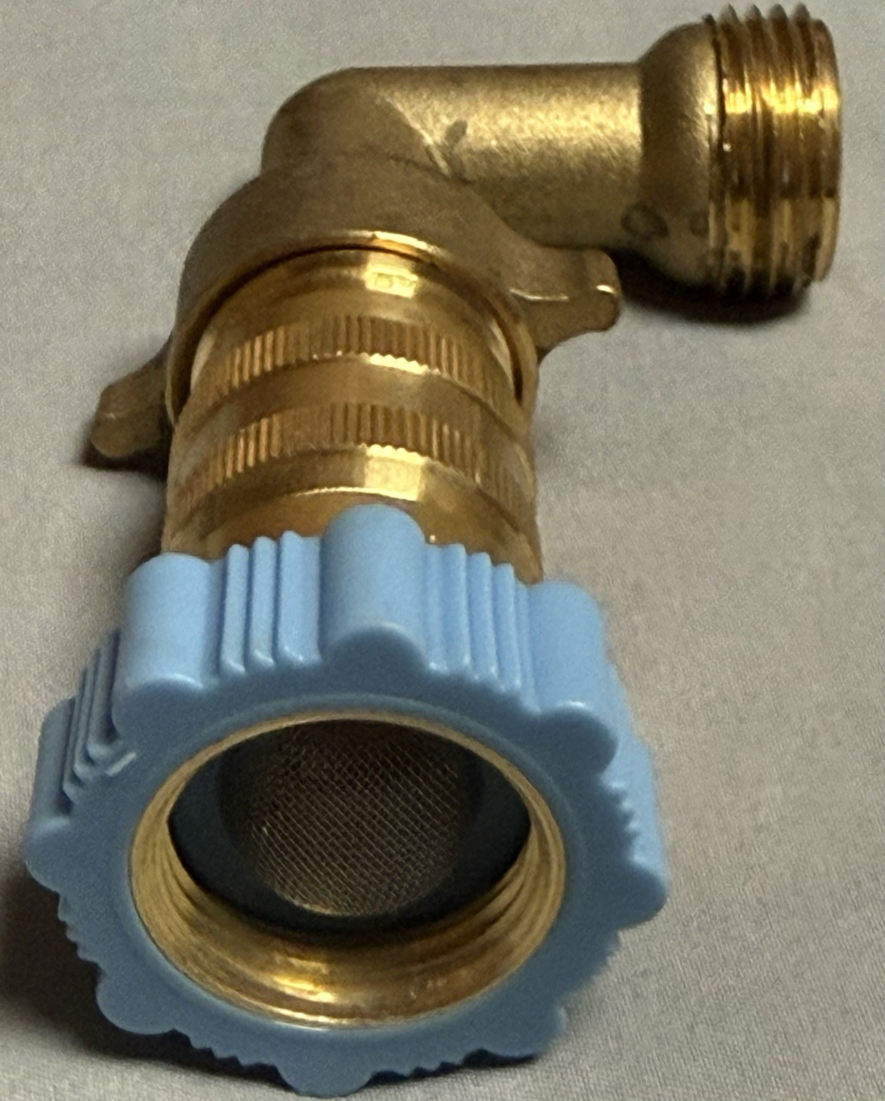 RV Camper Water Pressure Regulator 40-50 PSI With 90 Degree Elbow