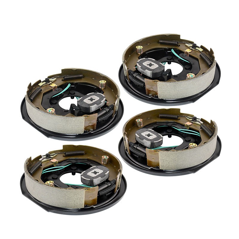 4pcs New 10″ x 2.25 Electric Trailer Brake Assembly Left Right 3500lb Axle
