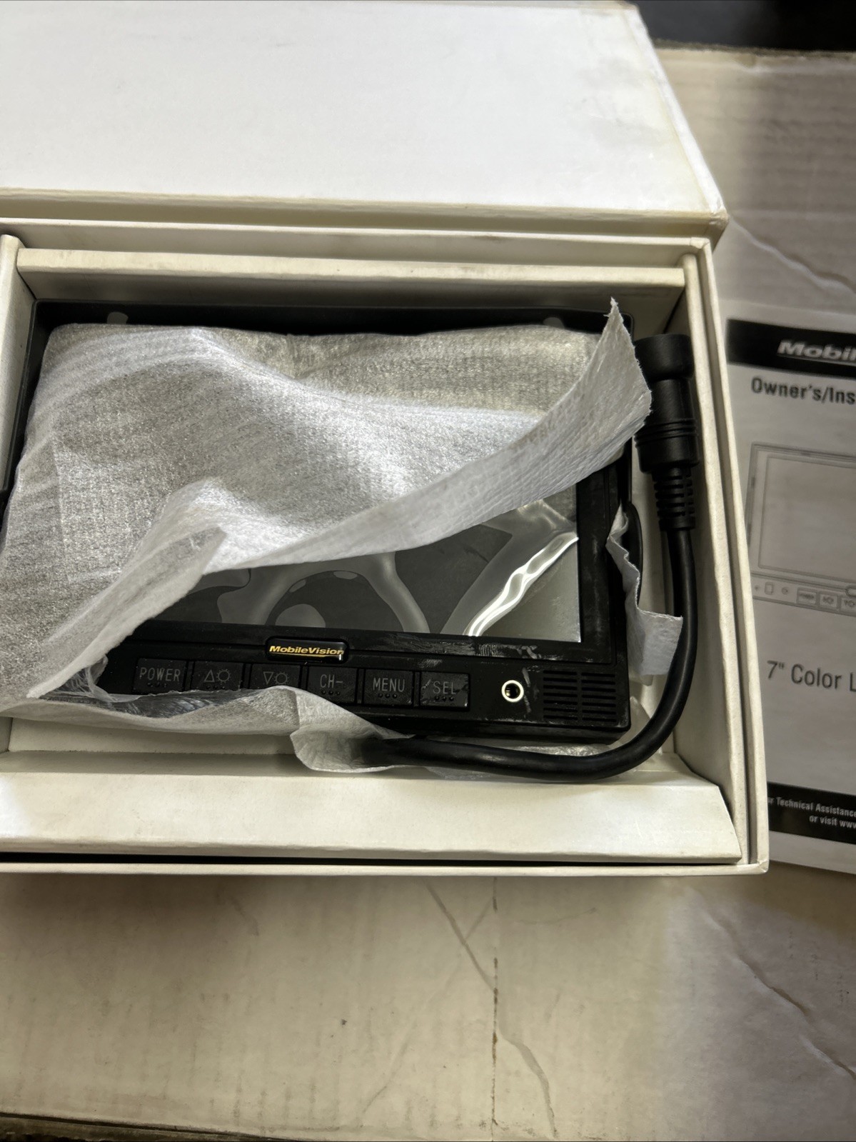 Back Up Camera Mobile Vision 7” LCD Color Monitor Model M125C