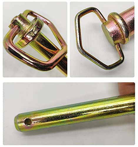 NRC&XRC Hitch Pin with Chain Accessories for Tractors, 3/4 x 6-1/4 inch
