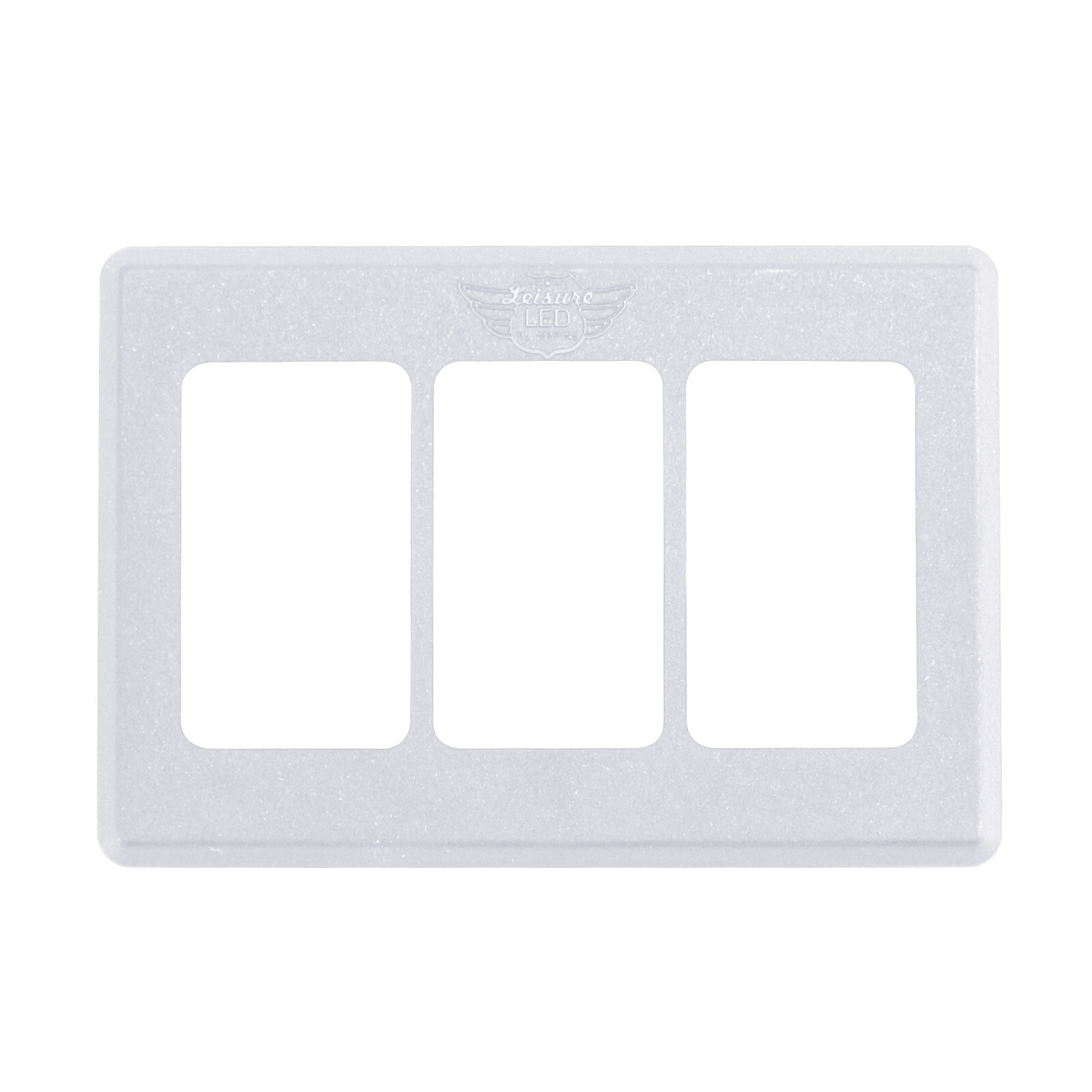 Single 3 Gang On-OFF 12V White Light Switch – RV Camper Trailer Marine Boat 12 V