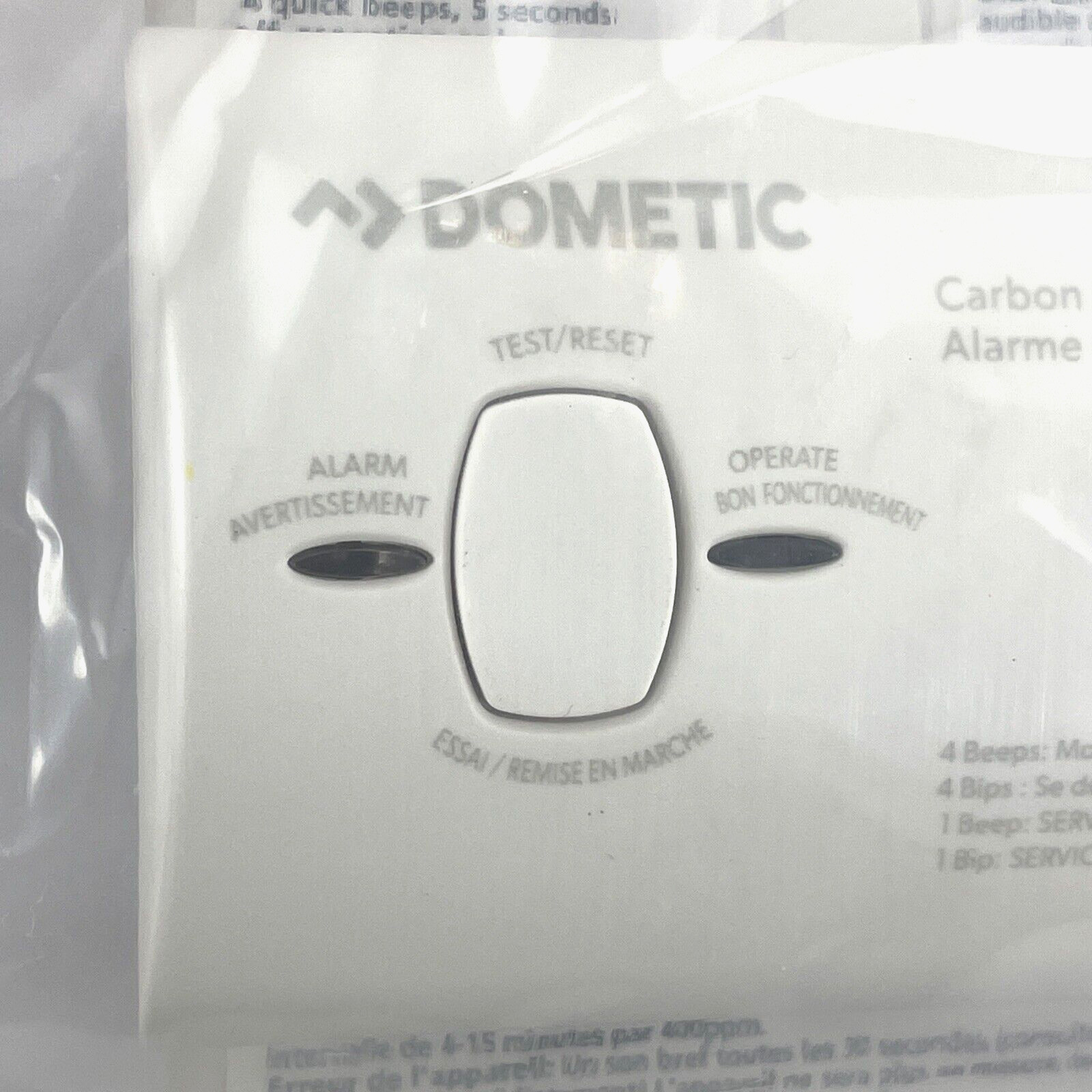 Dometic Carbon Monoxide Alarm Detector Non Digital Battery Power RV Camper Home