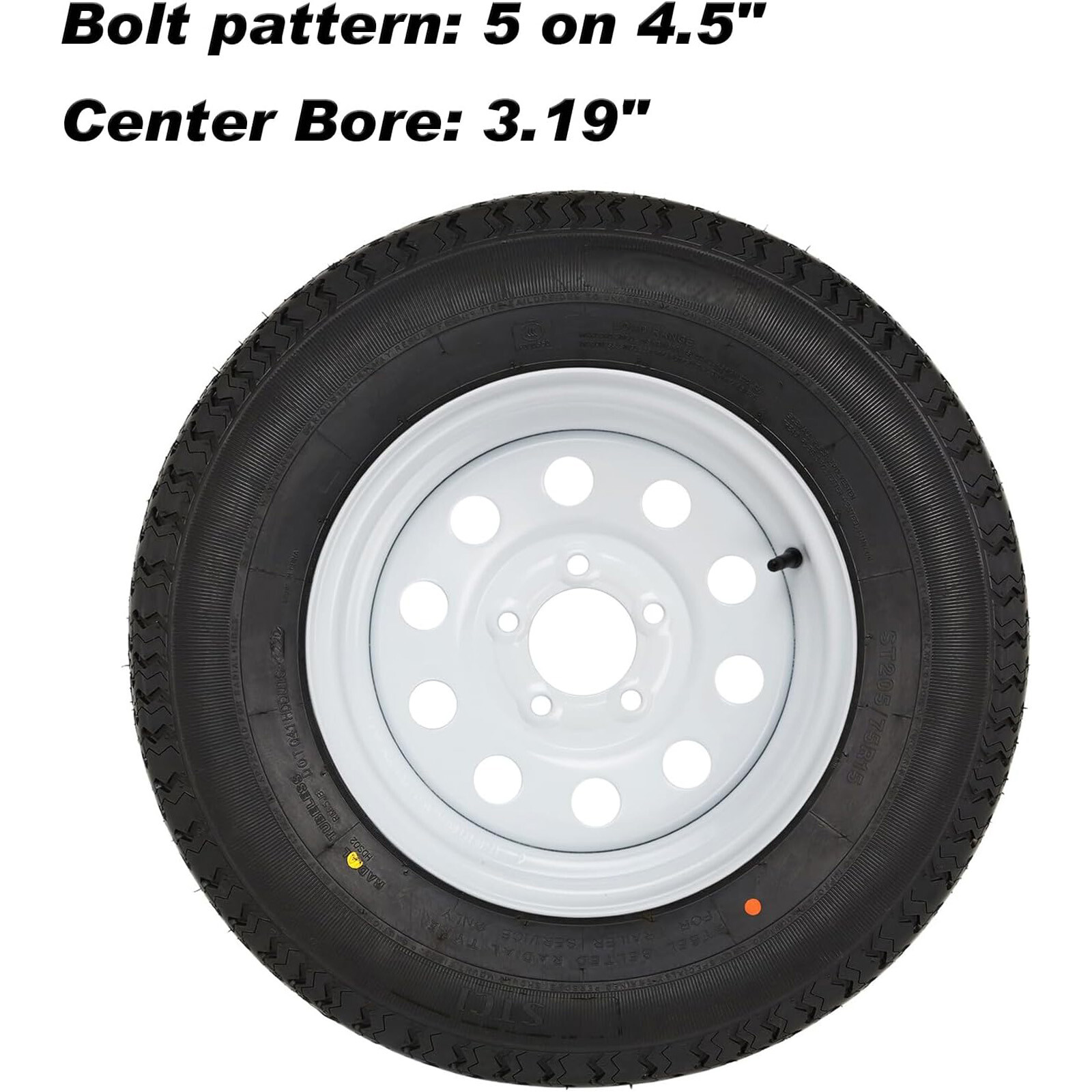 Set of 4 Radial Trailer Tire ST225/75R15 225 75R15 Load Range E 10 Ply