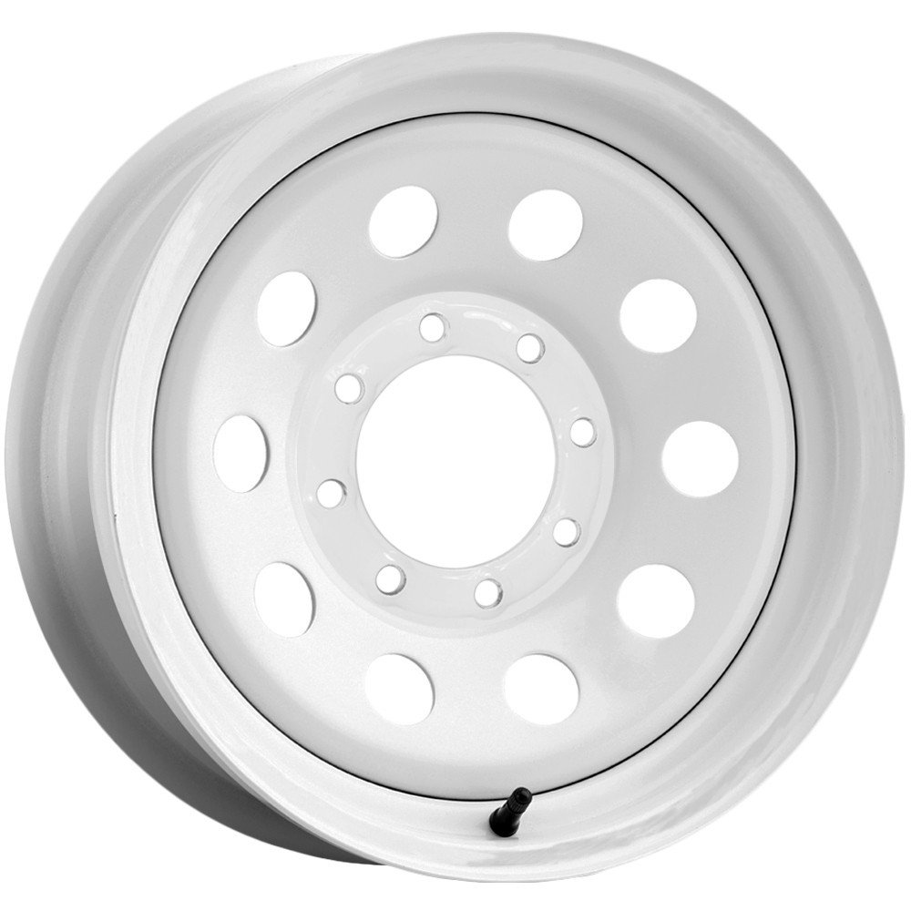 Unbranded Trailer Mod 16×6 8×6.5″ +0mm White Wheel Rim 16″ Inch