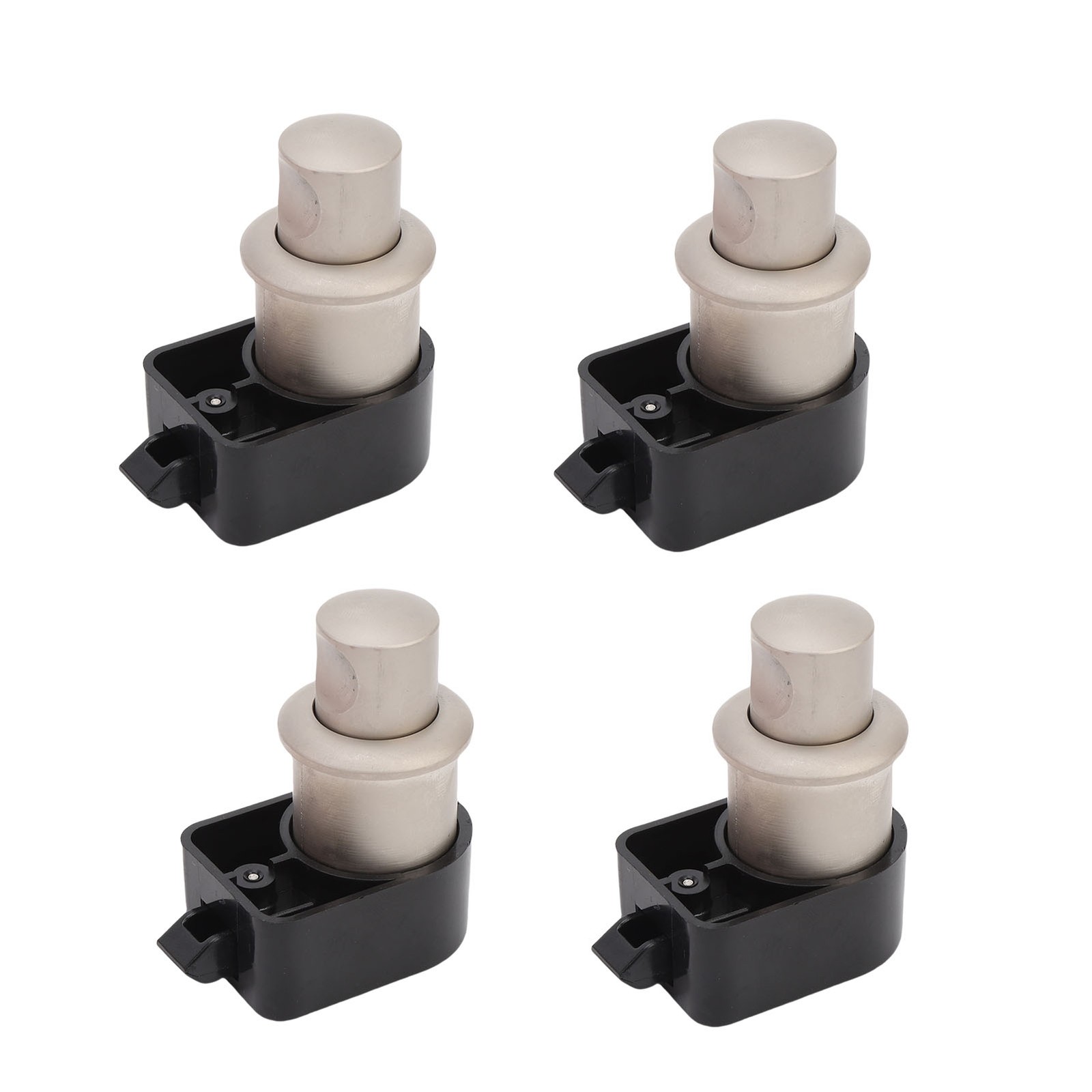 Push Button Cabinet Lock Metal Push To Open Locks For 0.71-0.94in Door Thic BKHW