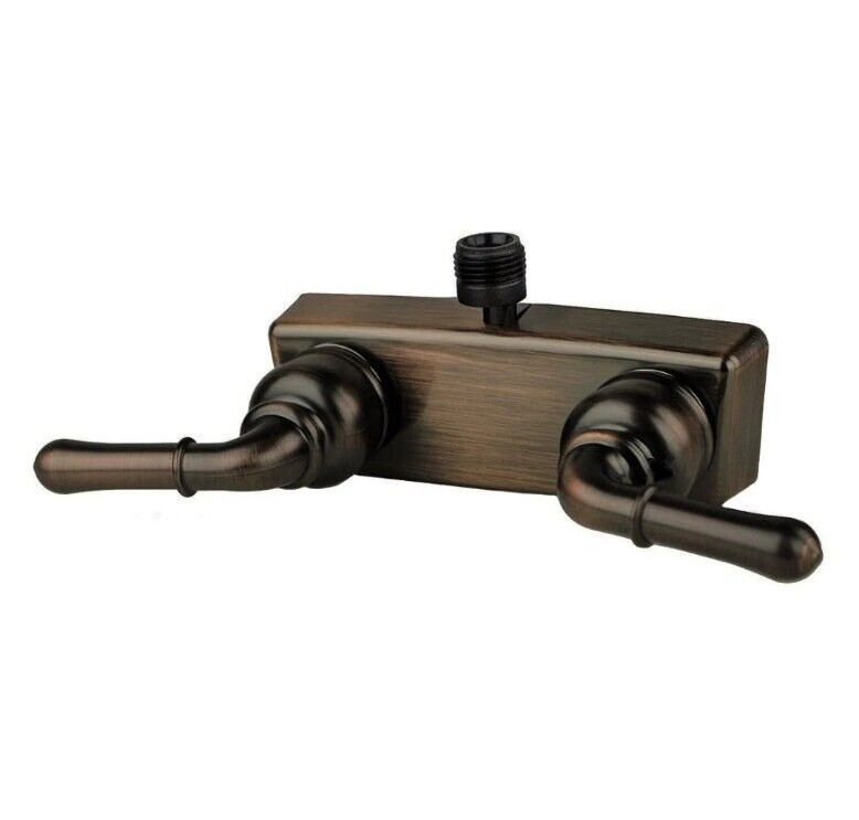 RV / Mobile Home 4″ Shower Faucet Diverter Travel Trailer, Oil Rubbed Bronze