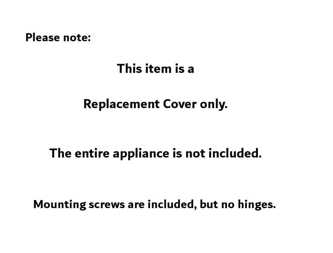 DOMETIC VA7306 OR VA7307 ROUND SINK NON-GLASS UNBREAKABLE REPLACEMENT COVER