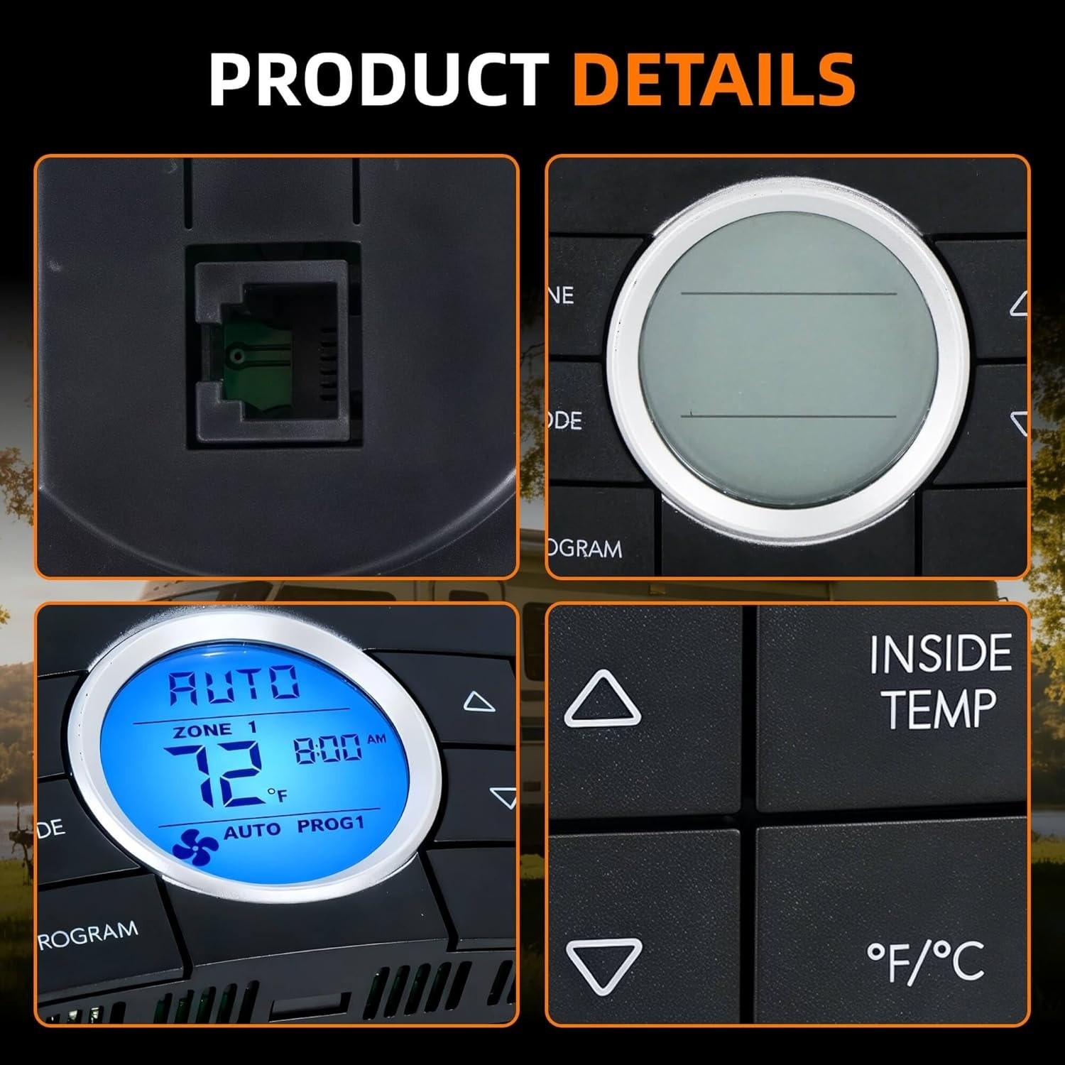 3314082.000 RV Thermostat Multi-Zone Comfort Control Center 2 Dometic CCC2 Black