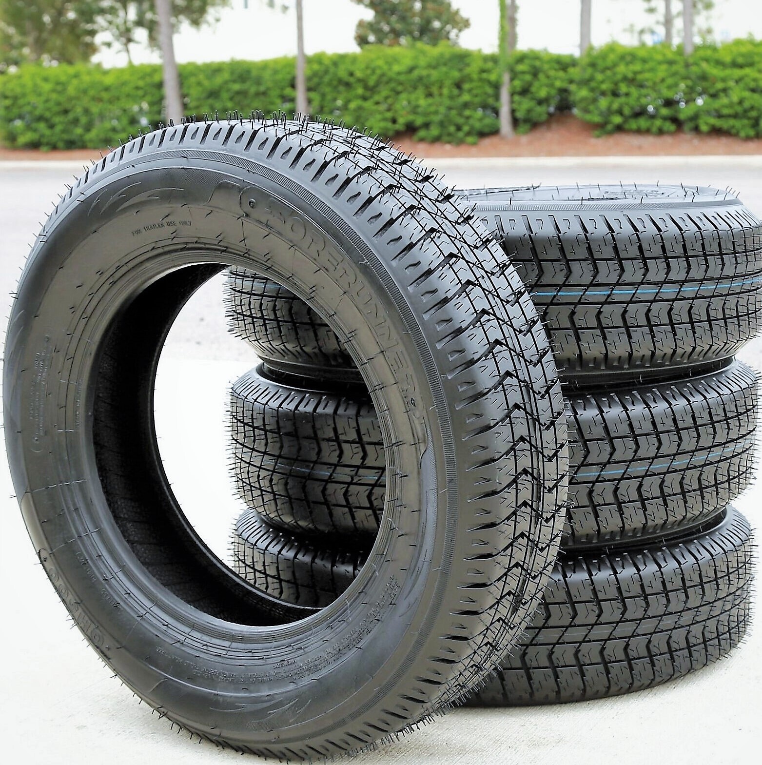 4 Tires Forerunner QH500 ST 205/75D15 Load C 6 Ply Trailer