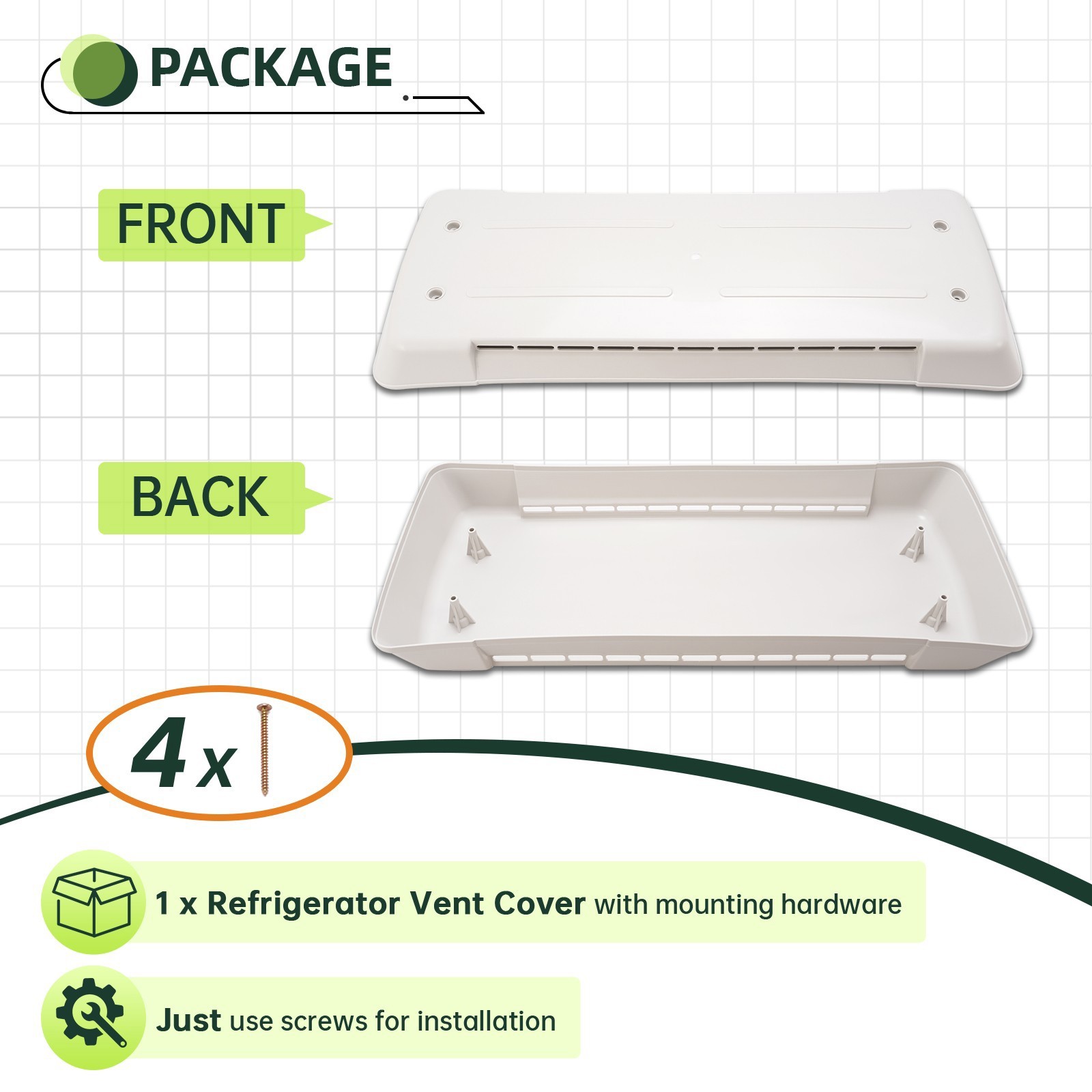 RV Camper Top Roof Refrigerator Vent Cover For Dometic Refrigerator Vent #65528