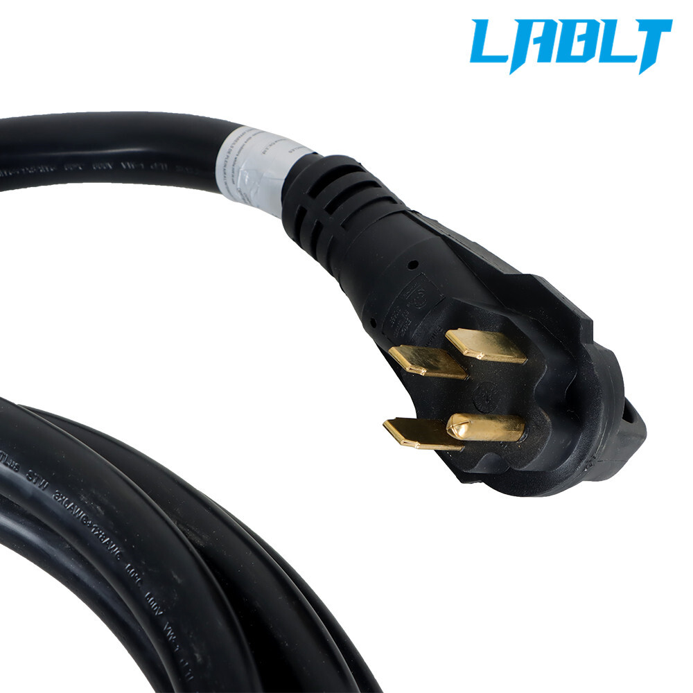 LABLT 50A RV Extension Cord NEMA14-50P to 14-50R Rain Proof Power Cable 15-50FT