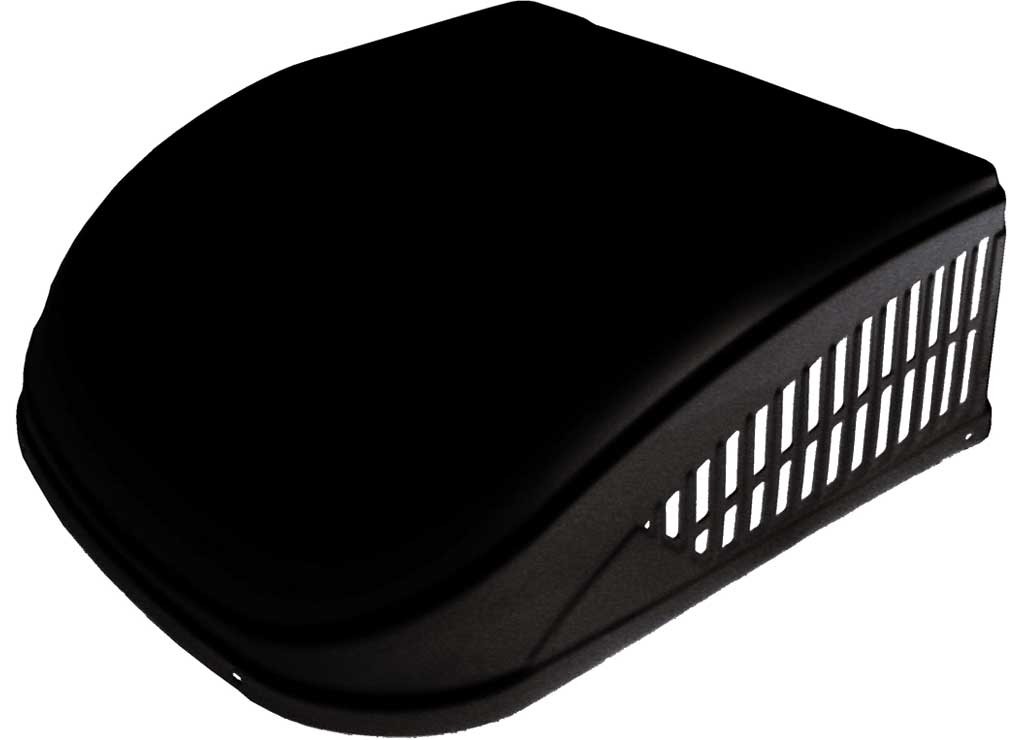Icon 12273 Replacement A/C Shroud for Dometic Brisk Air II – Black