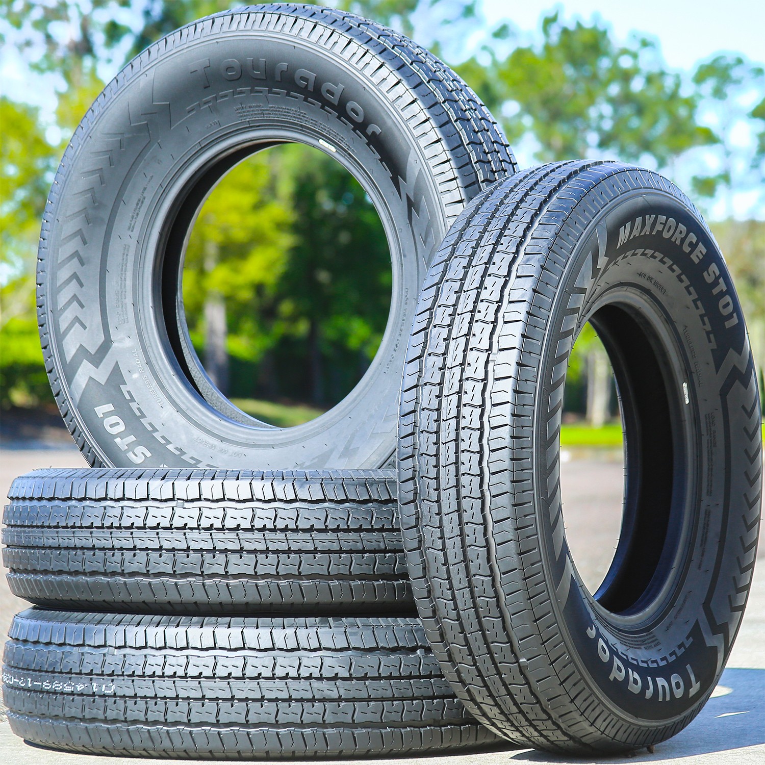 Tire Tourador MaxForce ST01 Semi-Steel ST 175/80R13 Load D 8 Ply Trailer