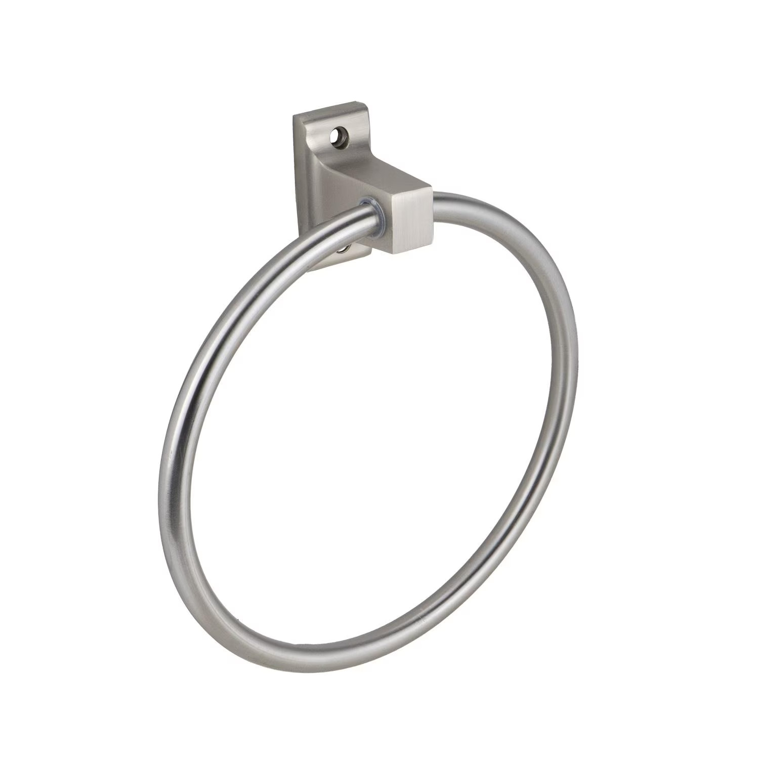 Global Link Bathroom Towel Ring, Brushed Nickel