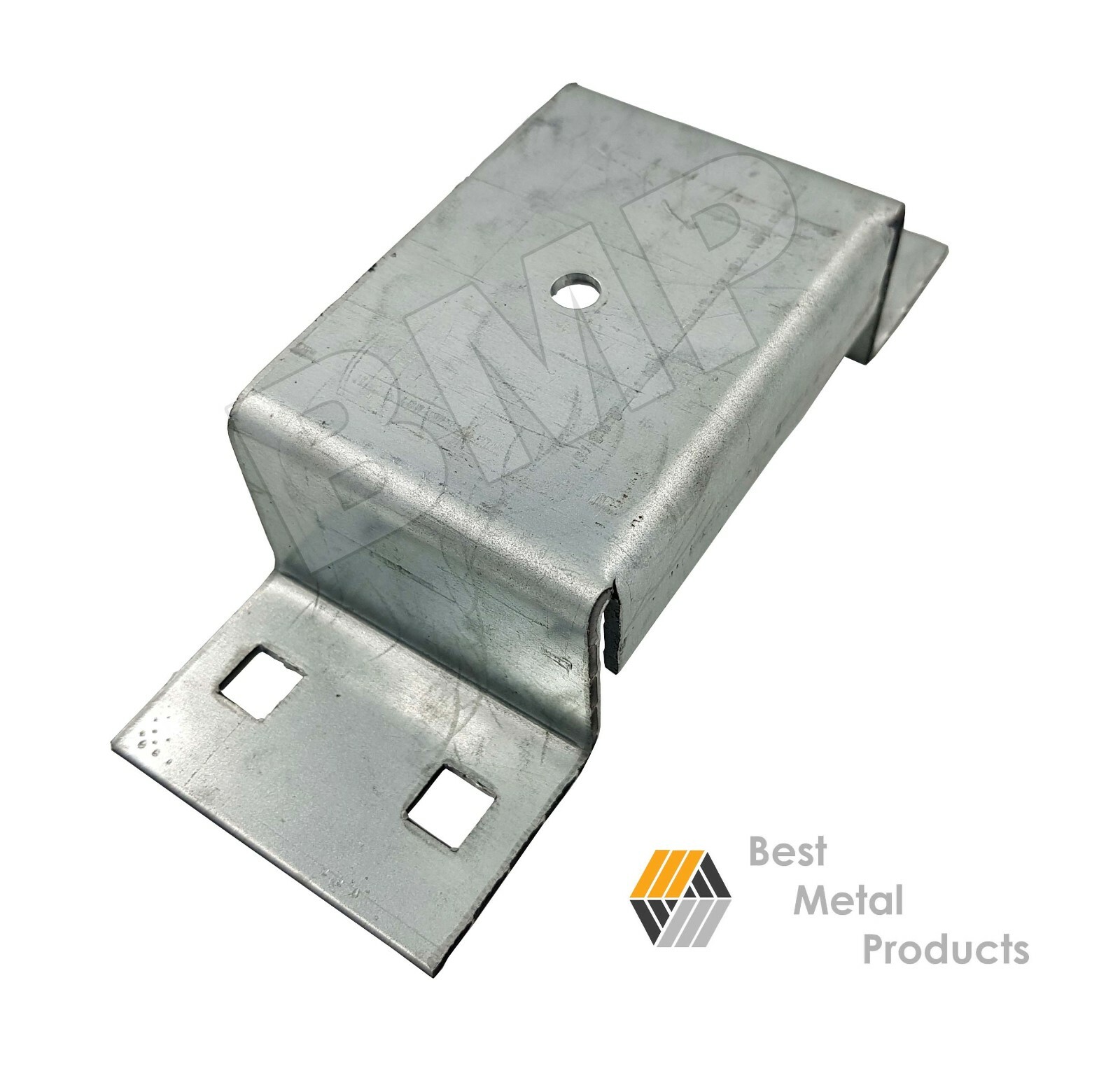 (8) Bolt On Stake Bed Trailer Pockets With Lip 11ga Zinc Plated Steel 1000106-A