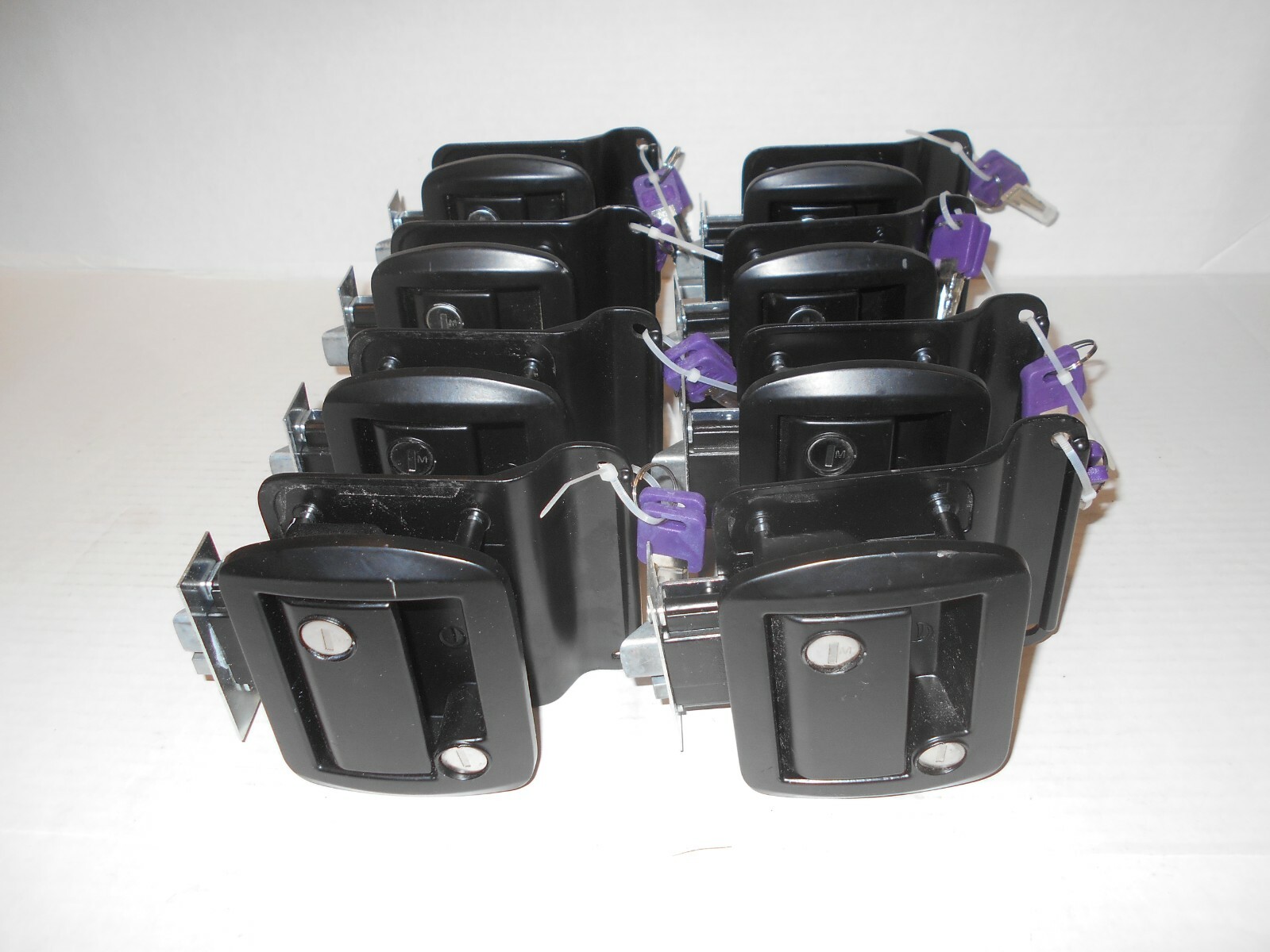 *SET OF 8 RV EXTERIOR ENTRY DOOR LOCK HANDLE WITH DEADBOLT FREE SHIPPING