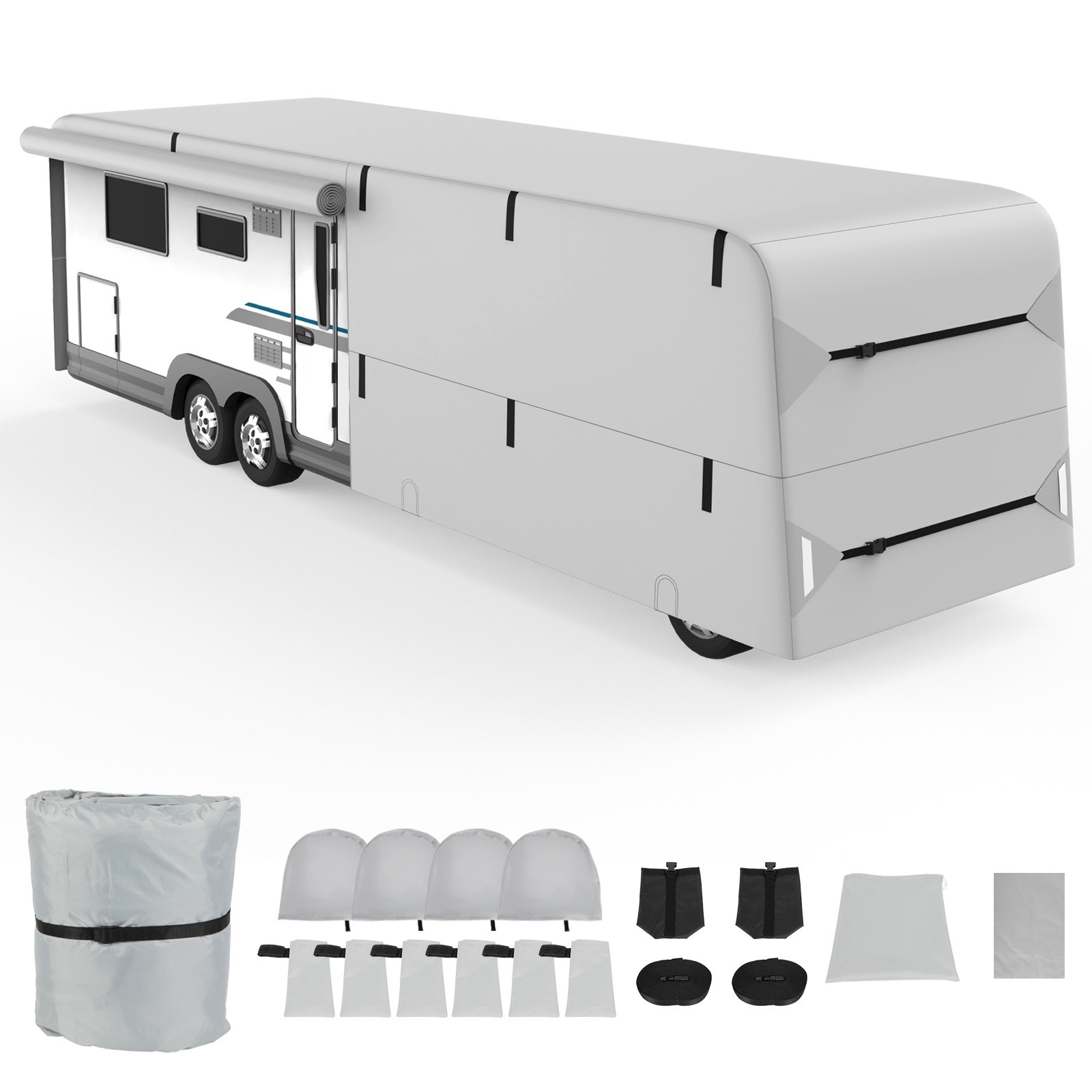 37-40FT Class A Trailer Travel & RV Camper Covers Water Proof Oxford Cloth