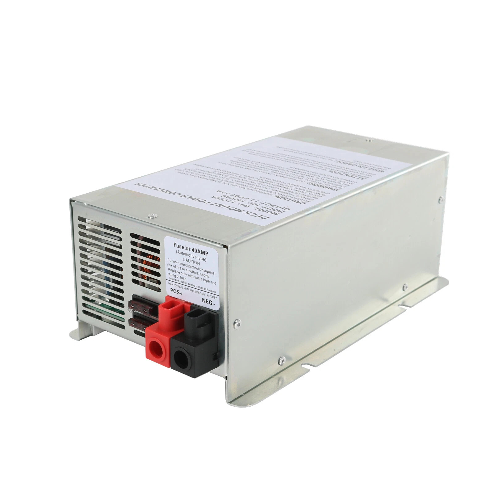 Converter WF-9855 55 Amp Deck Power Converter Charger For RV Trailer Camper 12V