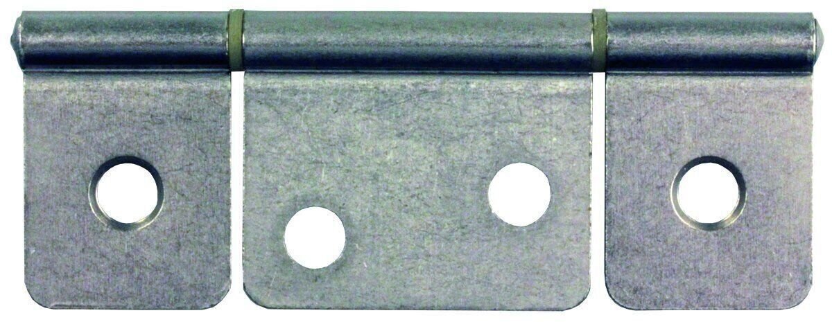 JR Products 70635 Non-Mortise Hinge – Satin Nickel 3.5 x 1.5 x 1.2″